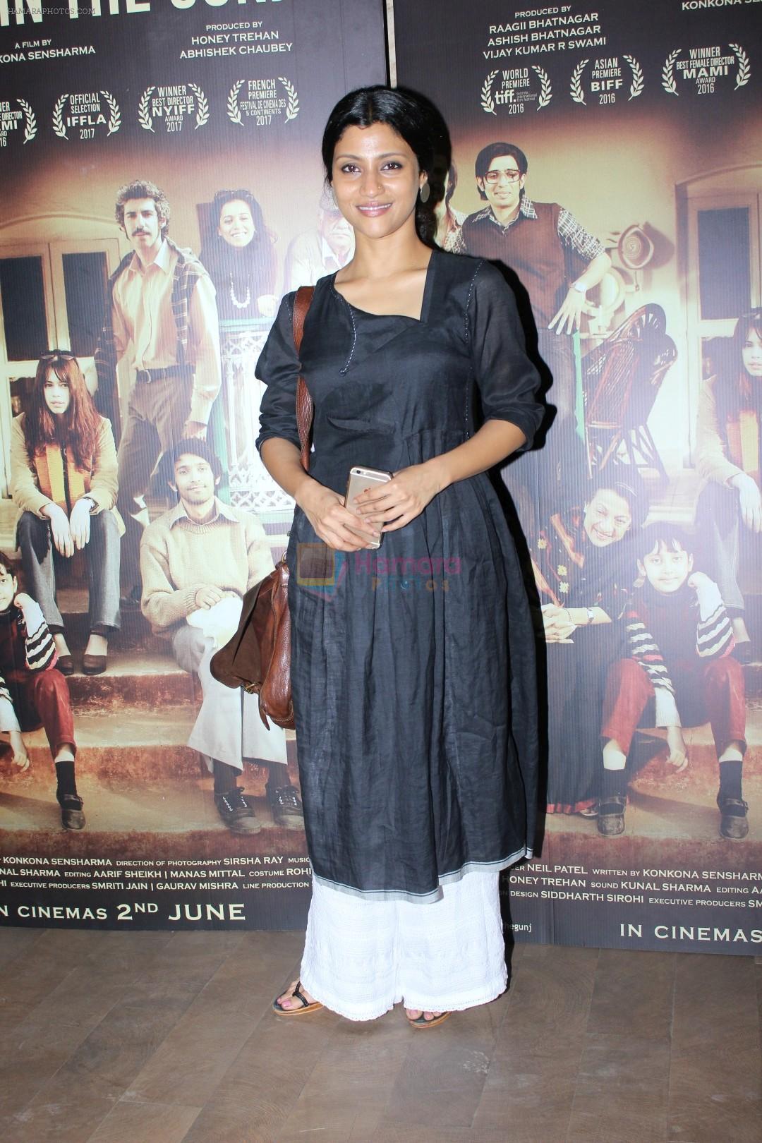 Konkona Sen Sharma at the Screening Of Film A Death In The Gunj on 29th May 2017