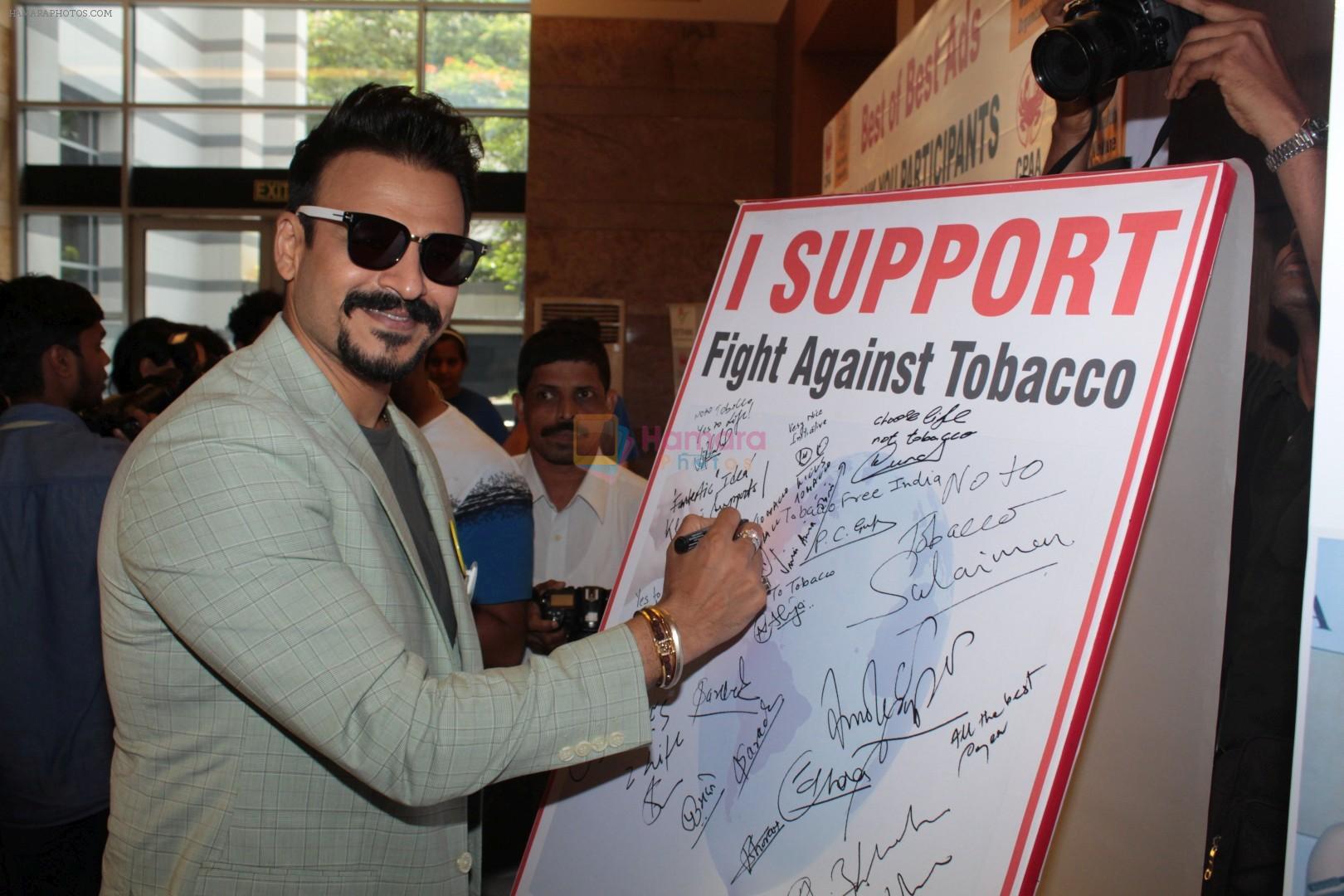 Vivek Oberoi at the Press Conference To Say No To Tobacco & Yes To Life on 30th May 2017
