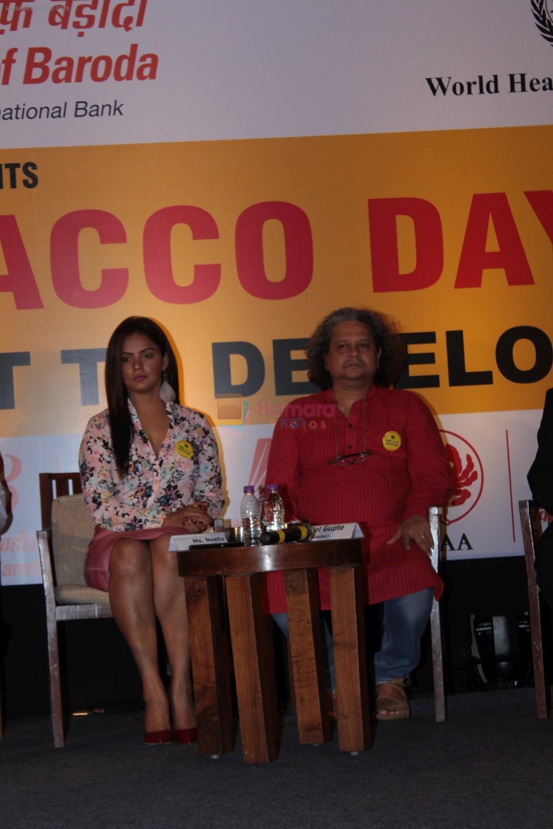 Neetu Chandra at the Press Conference To Say No To Tobacco & Yes To Life on 30th May 2017