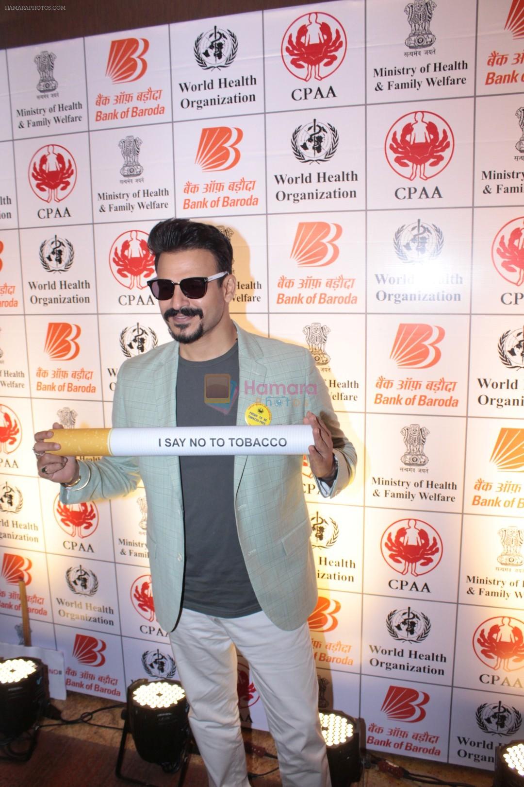 Vivek Oberoi at the Press Conference To Say No To Tobacco & Yes To Life on 30th May 2017