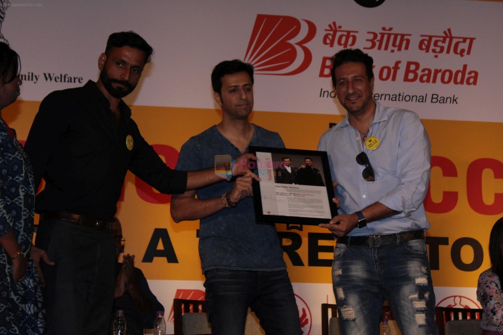Salim Merchant, Sulaiman Merchant at the Press Conference To Say No To Tobacco & Yes To Life on 30th May 2017