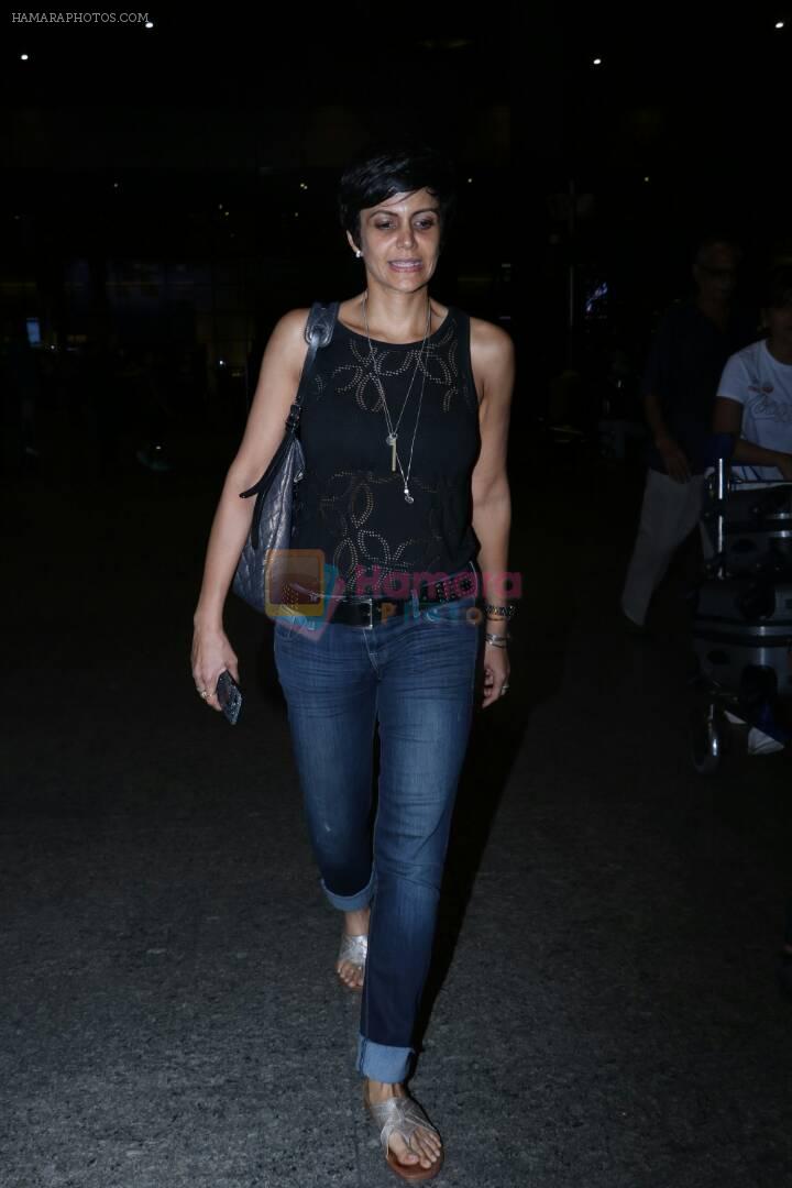 Mandira Bedi at the airport on 10th June 2017