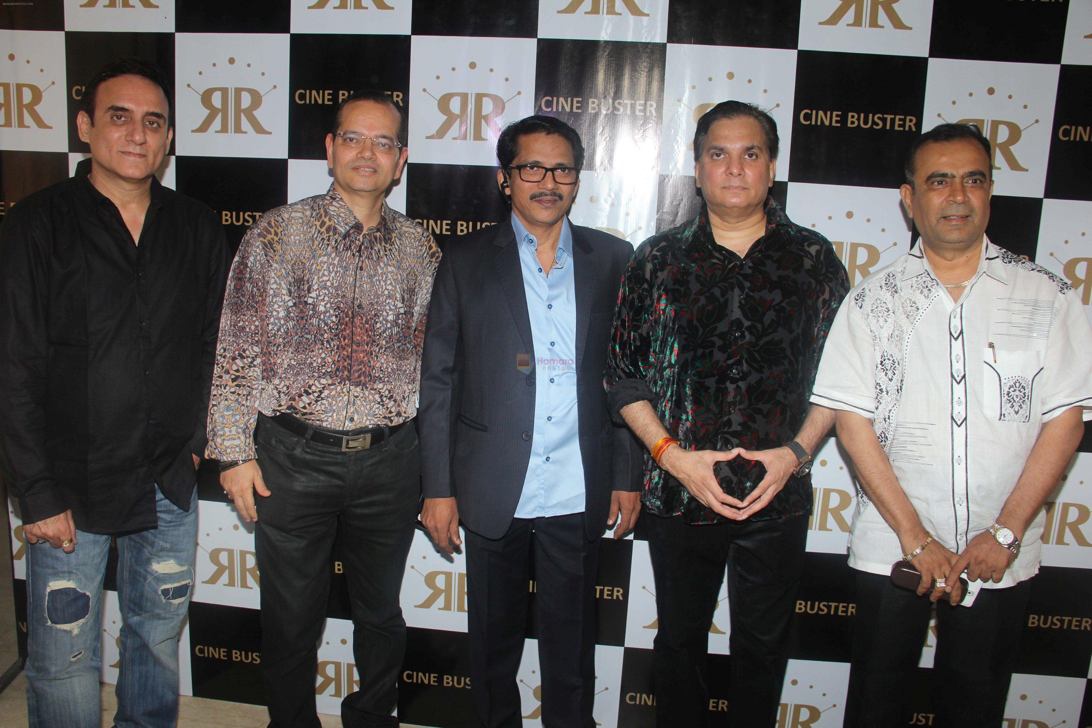 Ronnie Rodrigues with Lovel Arora, Champak Jain, Lalit Pandit and Yogesh Lakhani at the Star Studded Grandiose Launch of Cinebuster Magazine On 10th June 2017