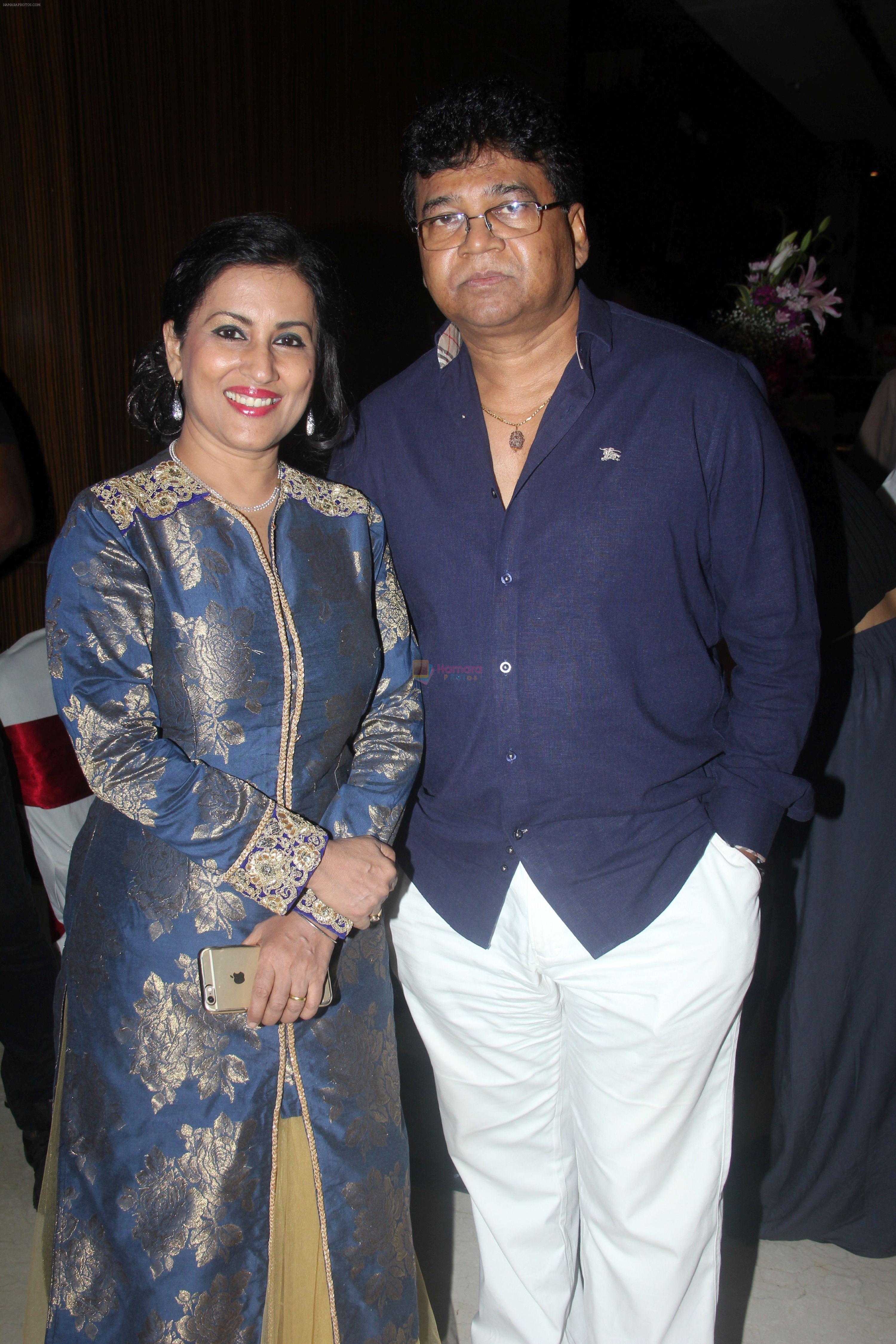 Madhushree with husband Robby Badal at the Star Studded Grandiose Launch of Cinebuster Magazine On 10th June 2017