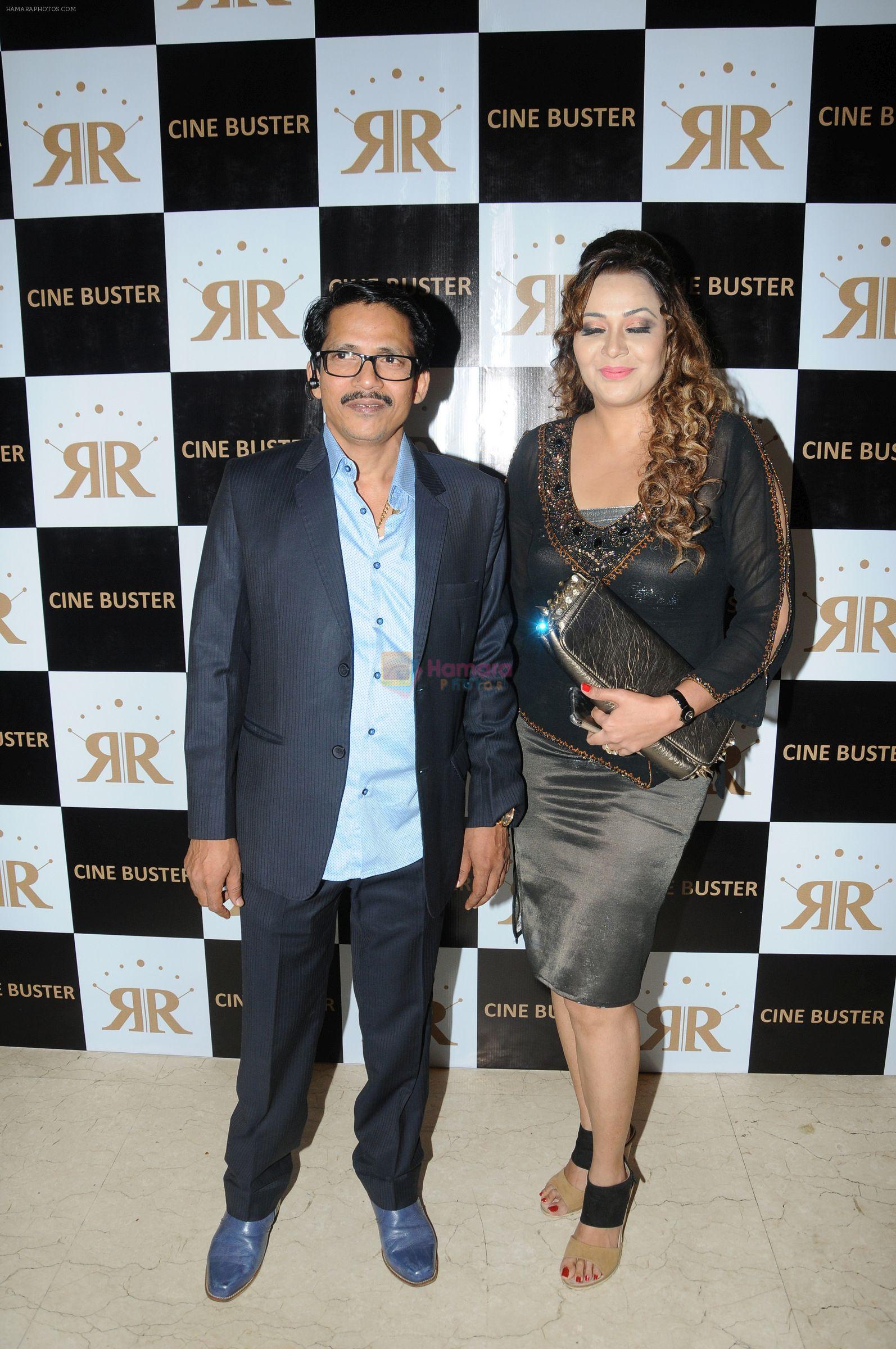Ronnie Rodrigues with Roma Navani at the Star Studded Grandiose Launch of Cinebuster Magazine On 10th June 2017