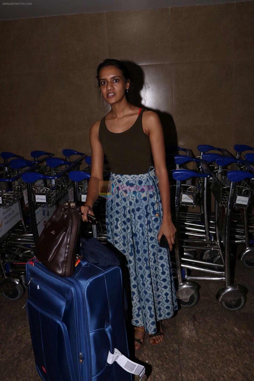 Divya Menon at the Airport on 15th June 2017