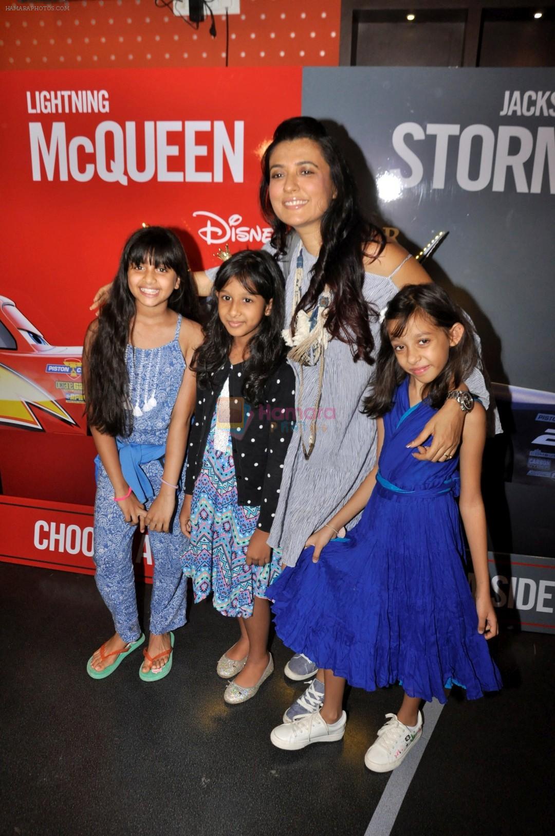 Mini Mathur at the Special Screening of Animated film CARS 3 on 15th June 2017