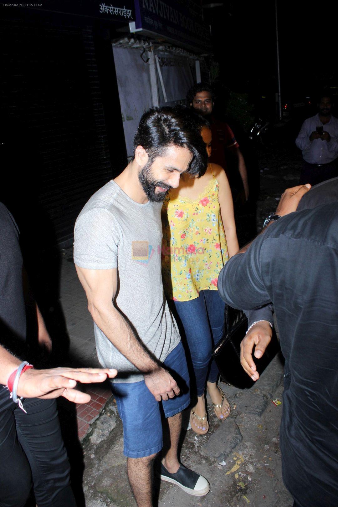 Shahid Kapoor spotted At Bastian Restaurant on 20th June 2017