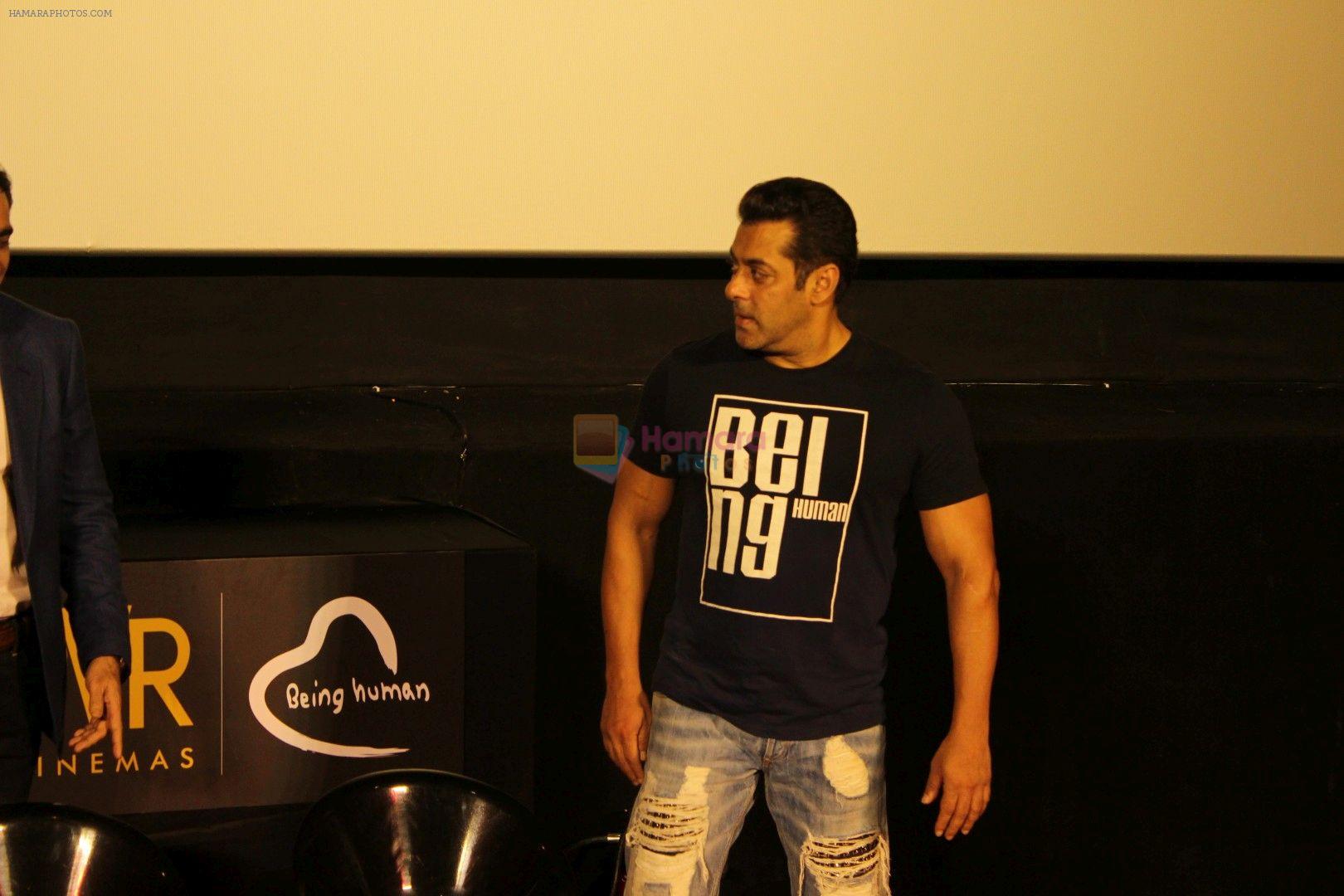 Salman Khan Being Human Joins Hands With Pvr For An Initiative on 23rd June 2016