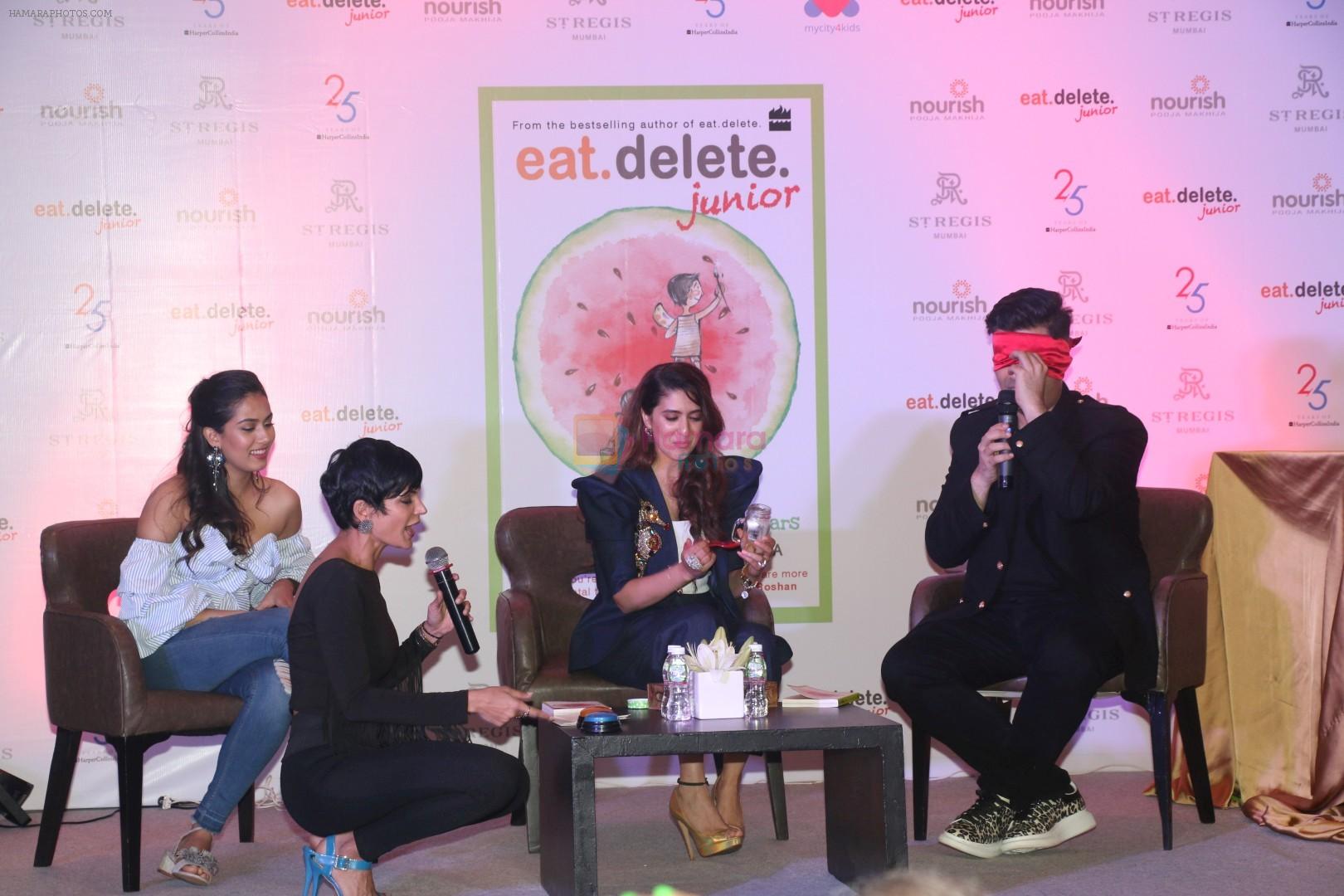 Mandira Bedi, Mira Rajput, Pooja Makhija, Karan Johar at The Book Launch Of Pooja Makhija Second Book, Eat Delete Junior on 29th June 2017