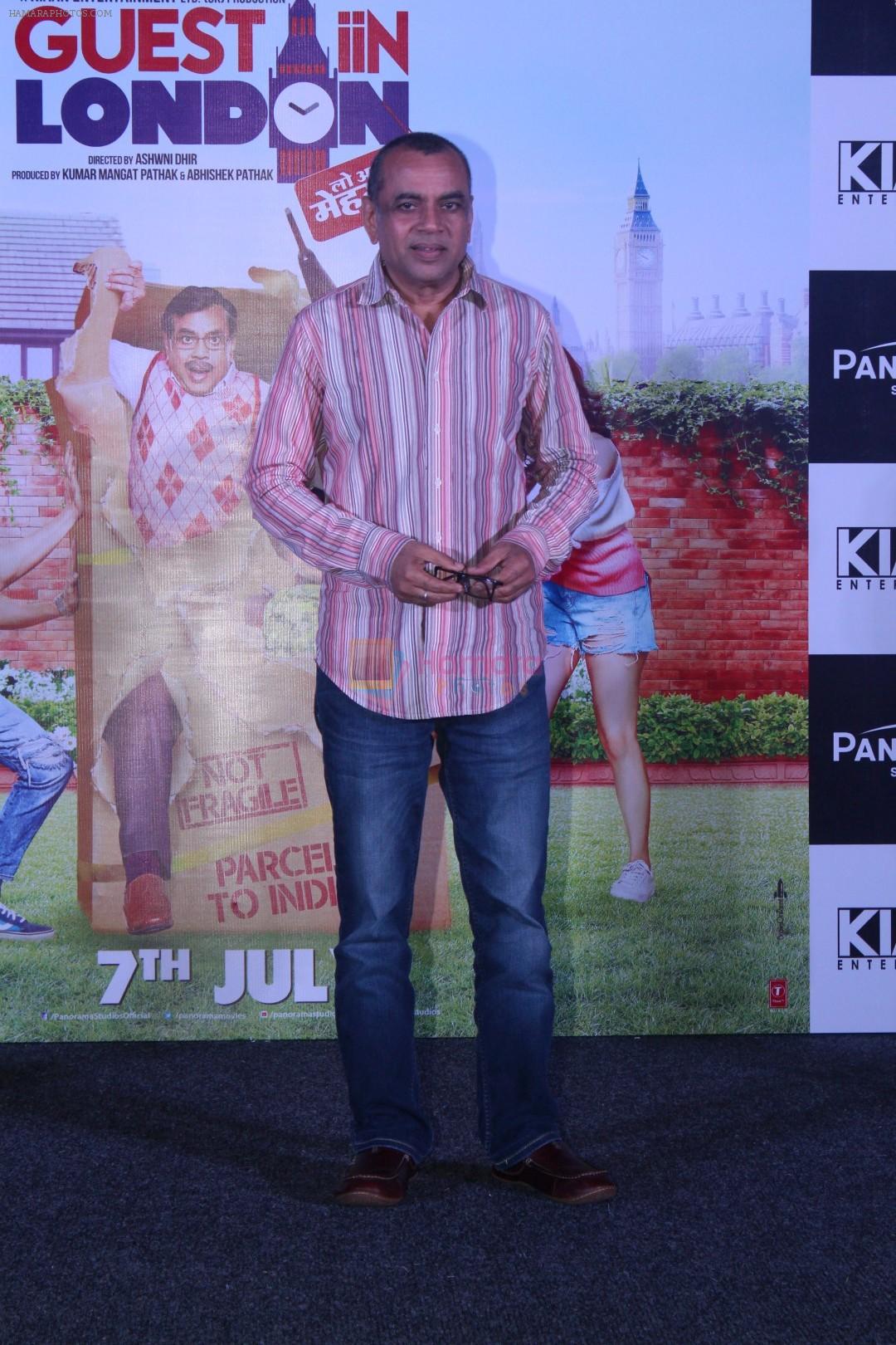 Paresh Rawal at the Press Conference of film Guest Iin London on 3rd July 2017