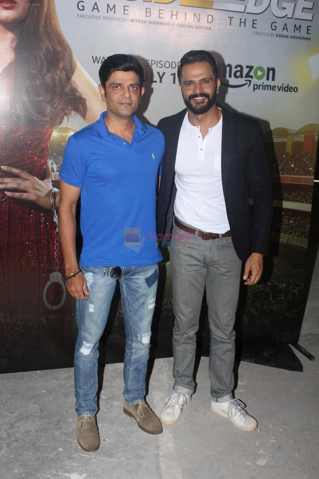 Amit Sial, Jitin Gulati at the promotion of Inside Edge on 4th July 2017
