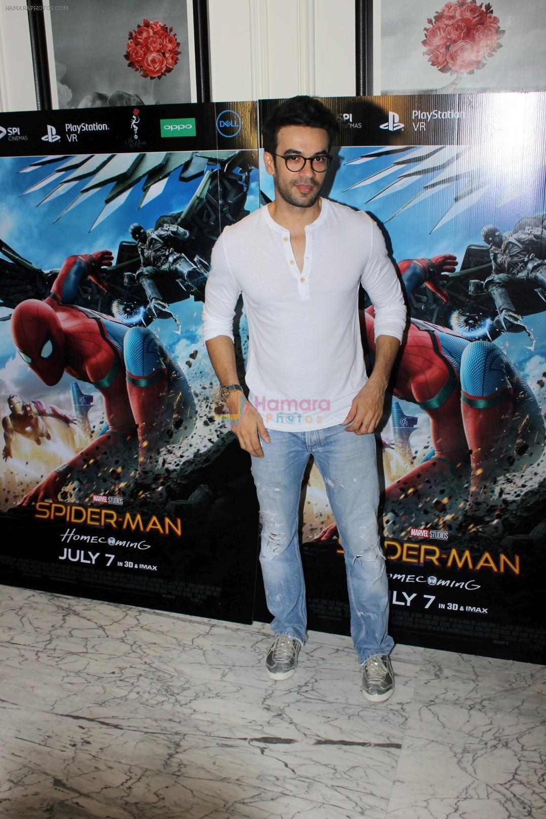 Punit Malhotra at the Special Screening Of Film Spider Man Homecoming in Bandra on 4th July 2017