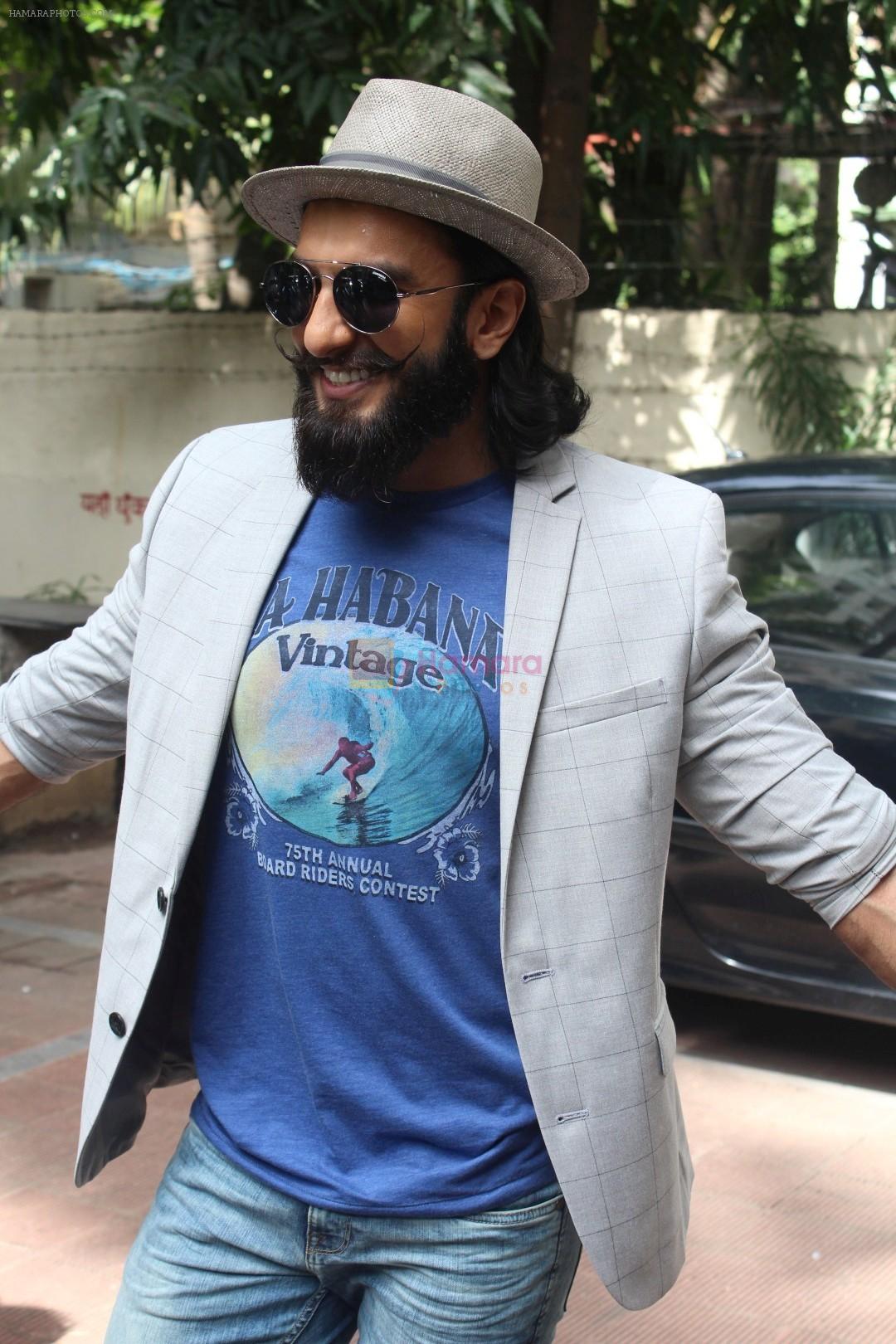 Ranveer Singh Spotted before The Recording Of their Episode NoFilterNeha Season 2 on 10th July 2017