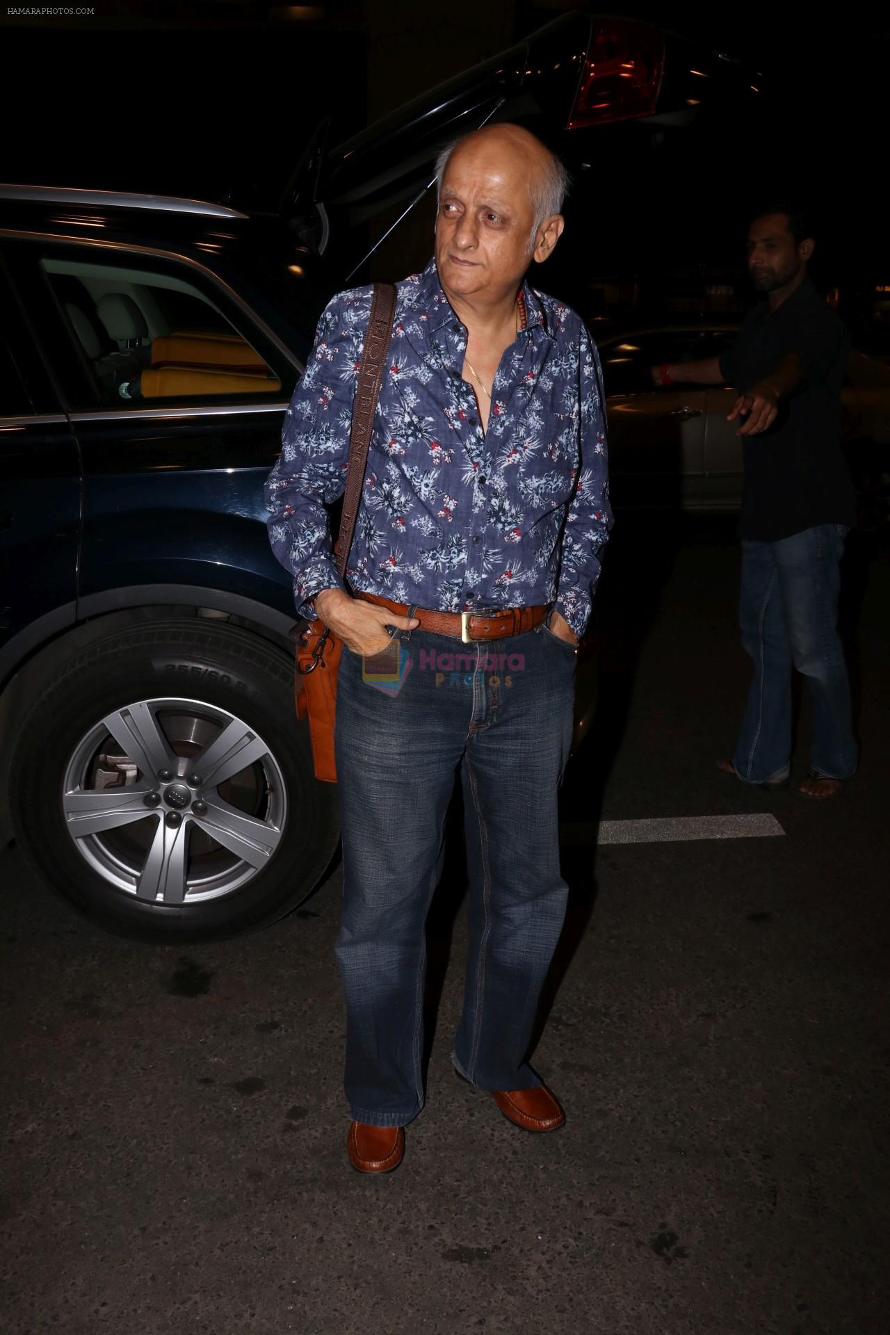 Mukesh Bhatt Spotted At Airport on 13th July 2017