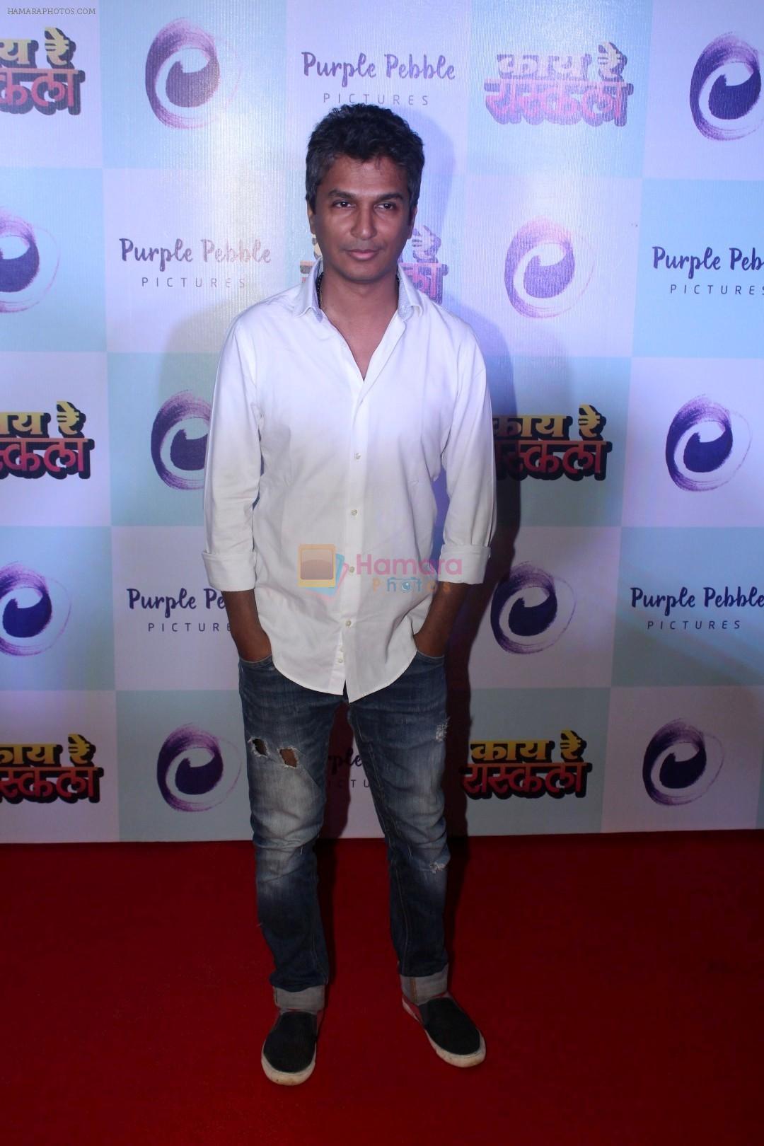 Vikram Phadnis at the Special Screening Of Marathi Film Kay Re Rascala on 14th July 2017