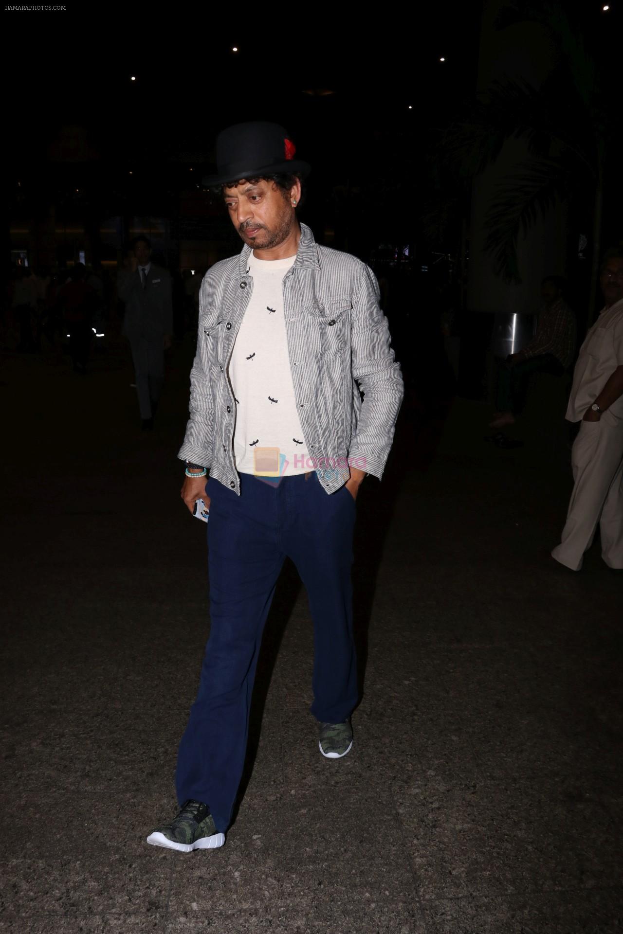 Irrfan Khan Spotted At Airport on 18th July 2017