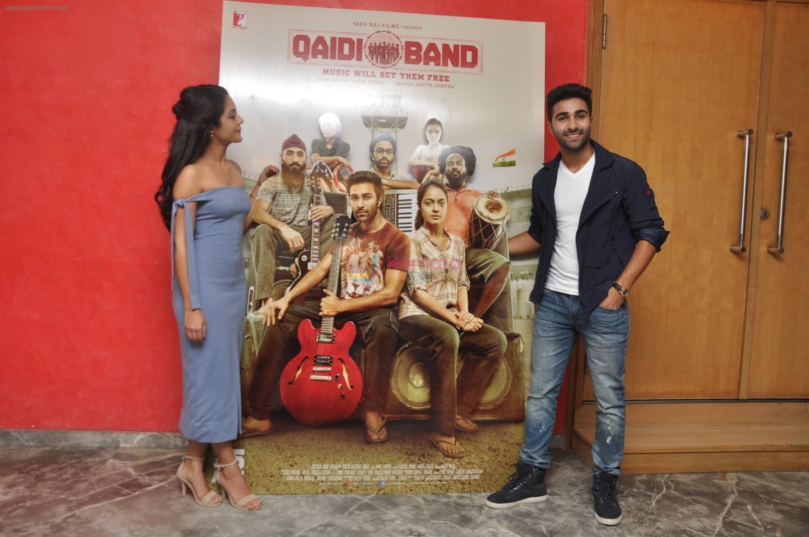Aadar Jain, Anya Singh at the Trailer Launch Of Film Qiadi Band on 18th July 2017