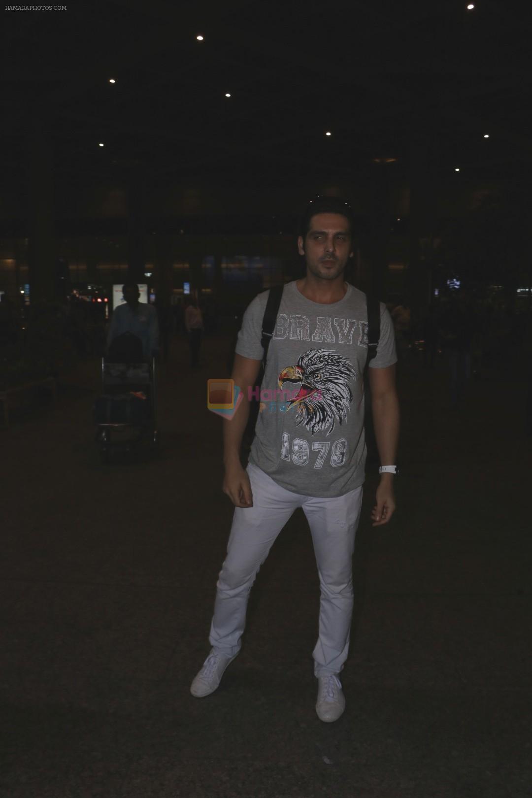 Zayed Khan Spotted At Airport on 18th July 2017