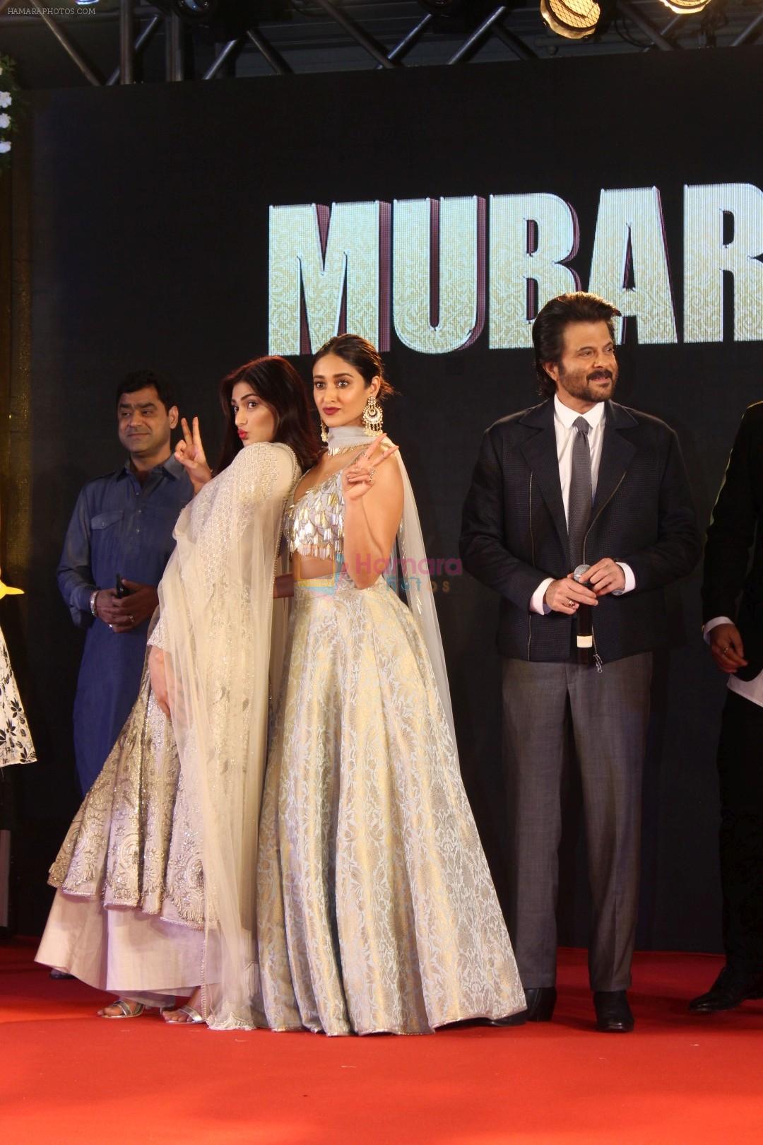 Anil Kapoor, Ileana D'Cruz, Athiya Shetty at Sangeet Ceremony Of Film Mubarakan on 20th July 2017