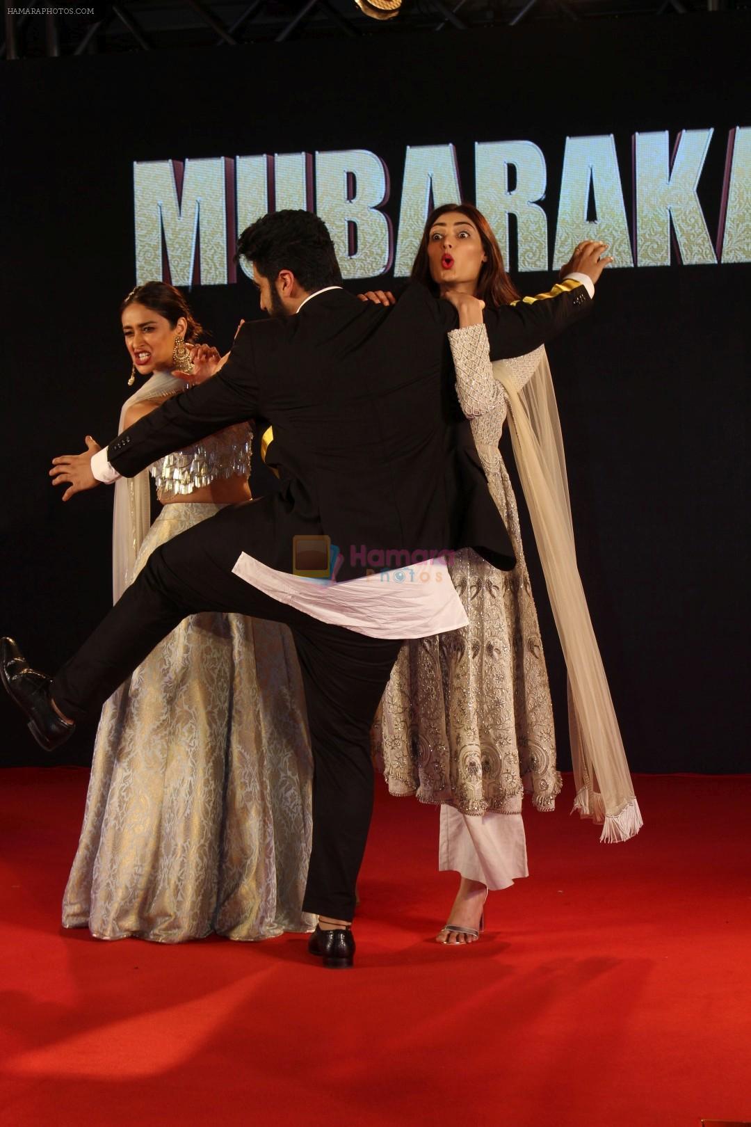 Arjun Kapoor, Ileana D'Cruz, Athiya Shetty at Sangeet Ceremony Of Film Mubarakan on 20th July 2017