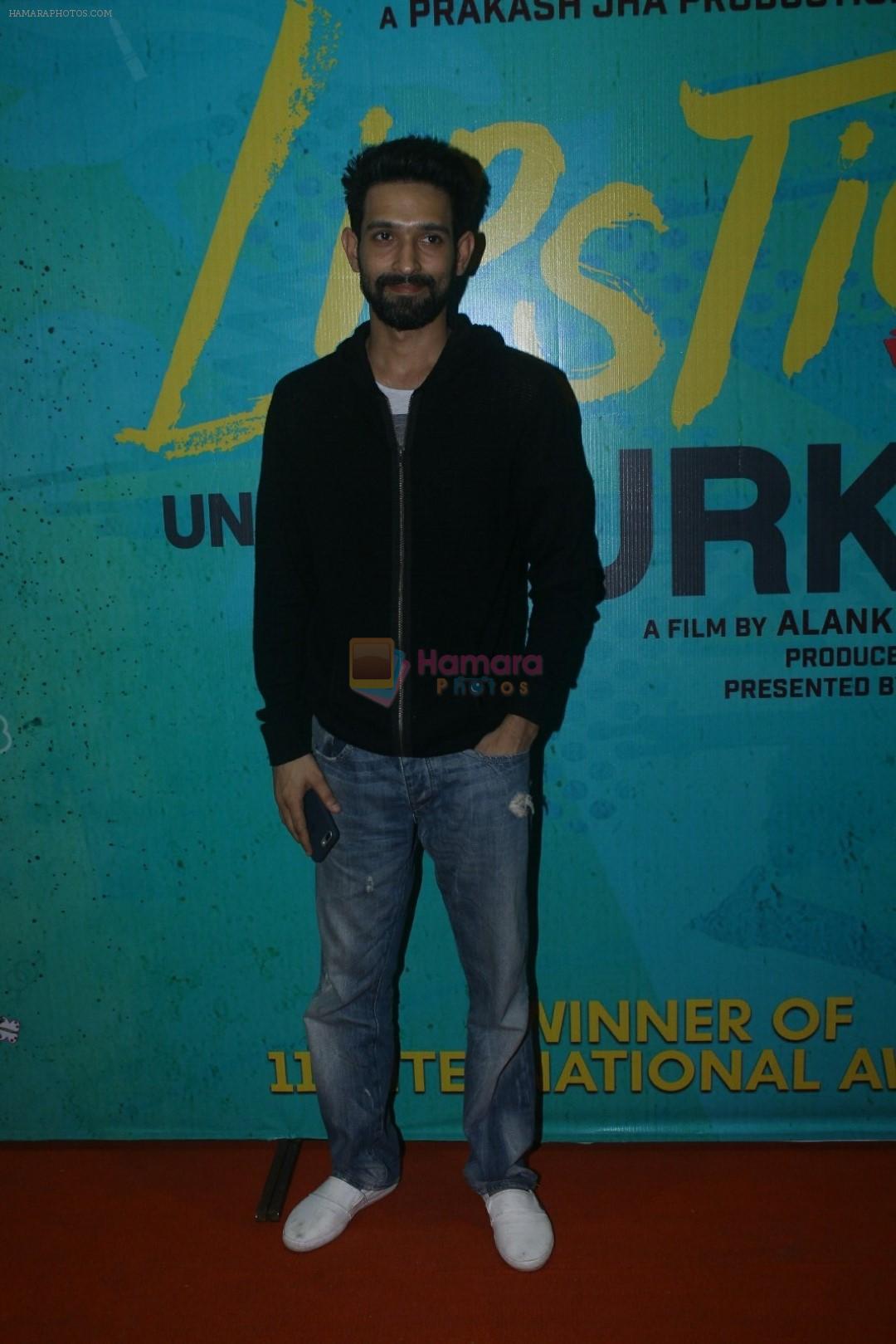 Vikrant Massey at the The Red Carpet along With Success Party Of Film Lipstick Under My Burkha on 28th July 2017