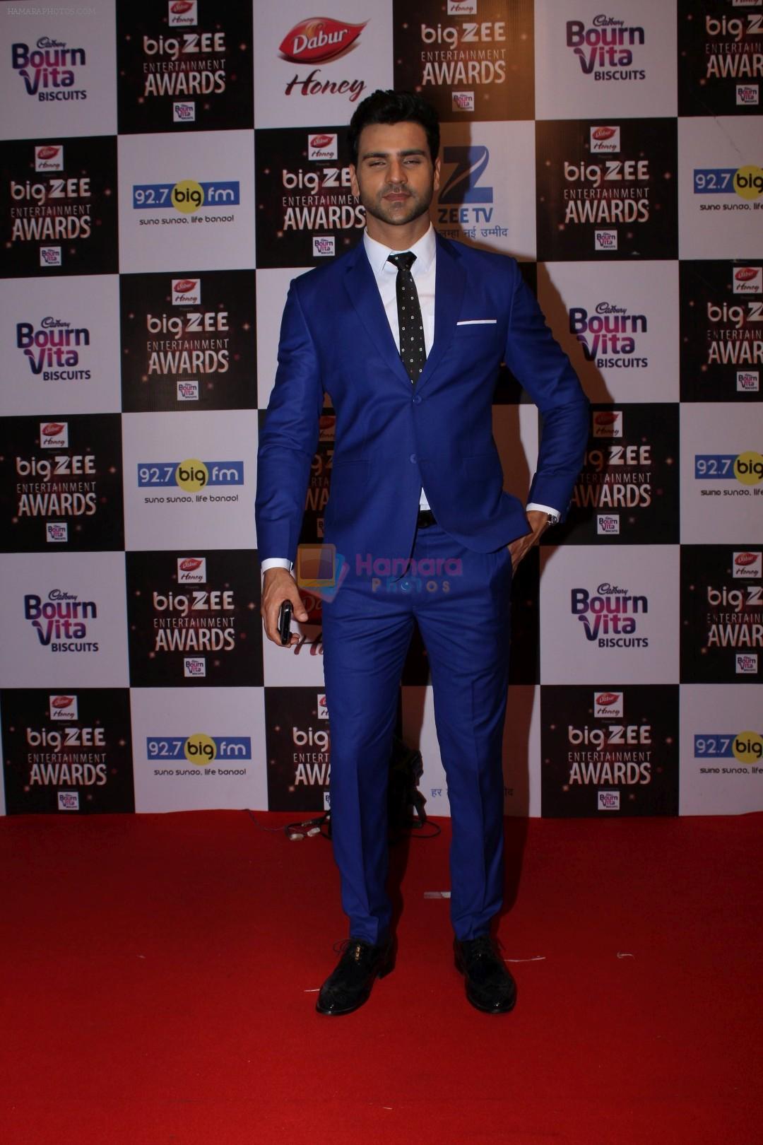 Vivek Dahiya At Red Carpet Of Big Zee Entertainment Awards 2017 on 29th July 2017