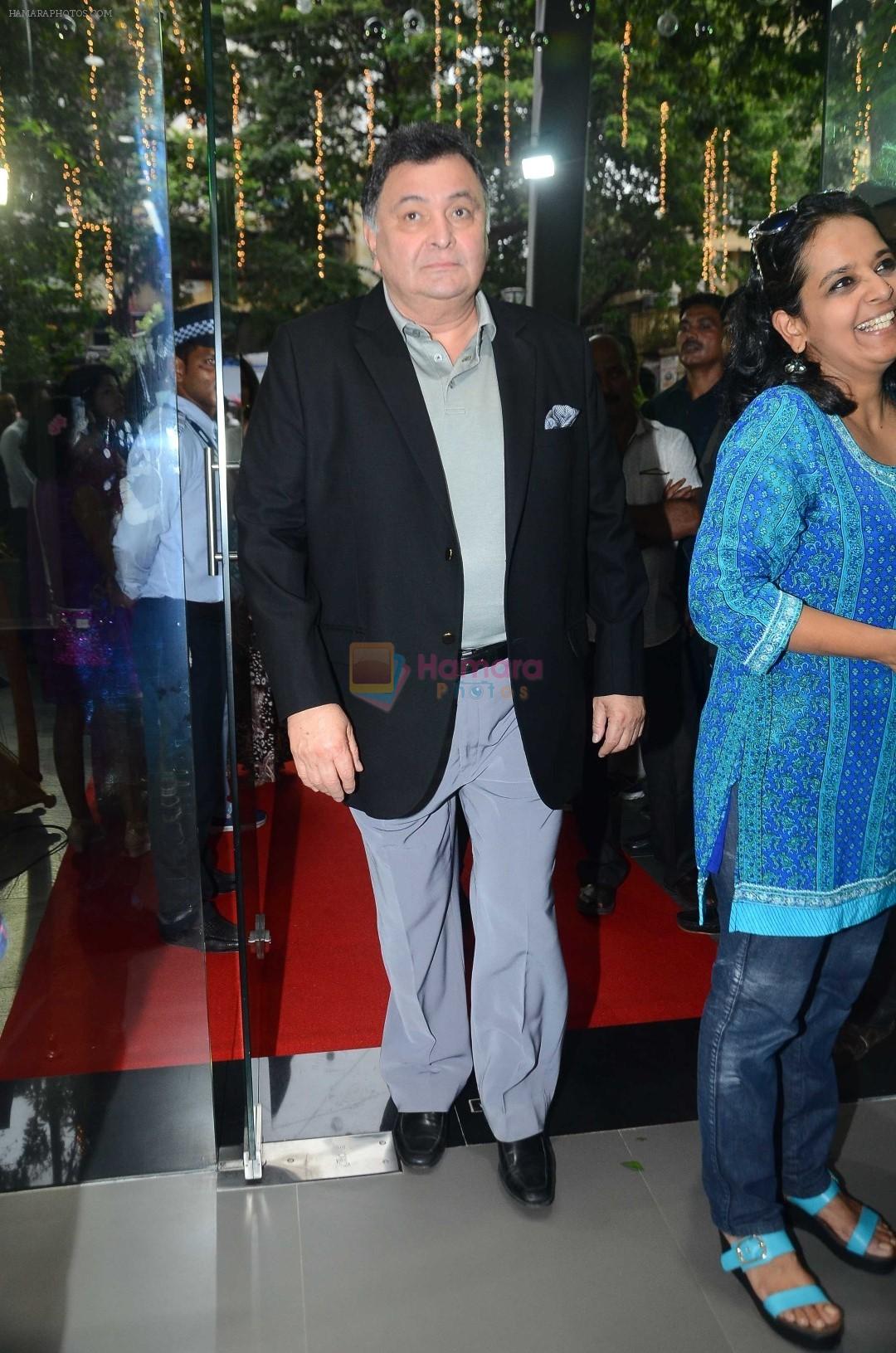 Rishi Kapoor at the Launch OF Zanai Bhosle's iAzure, Apple Store on 30th July 2017