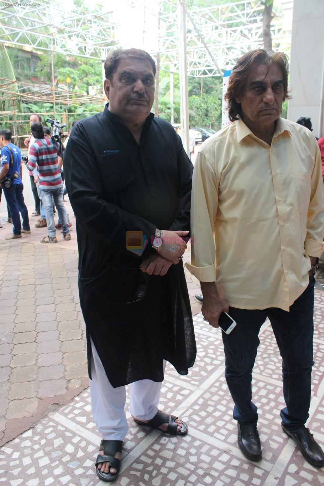 Raza Murad at The Chautha Ceremony Of Inder Kumar on 30th July 2017