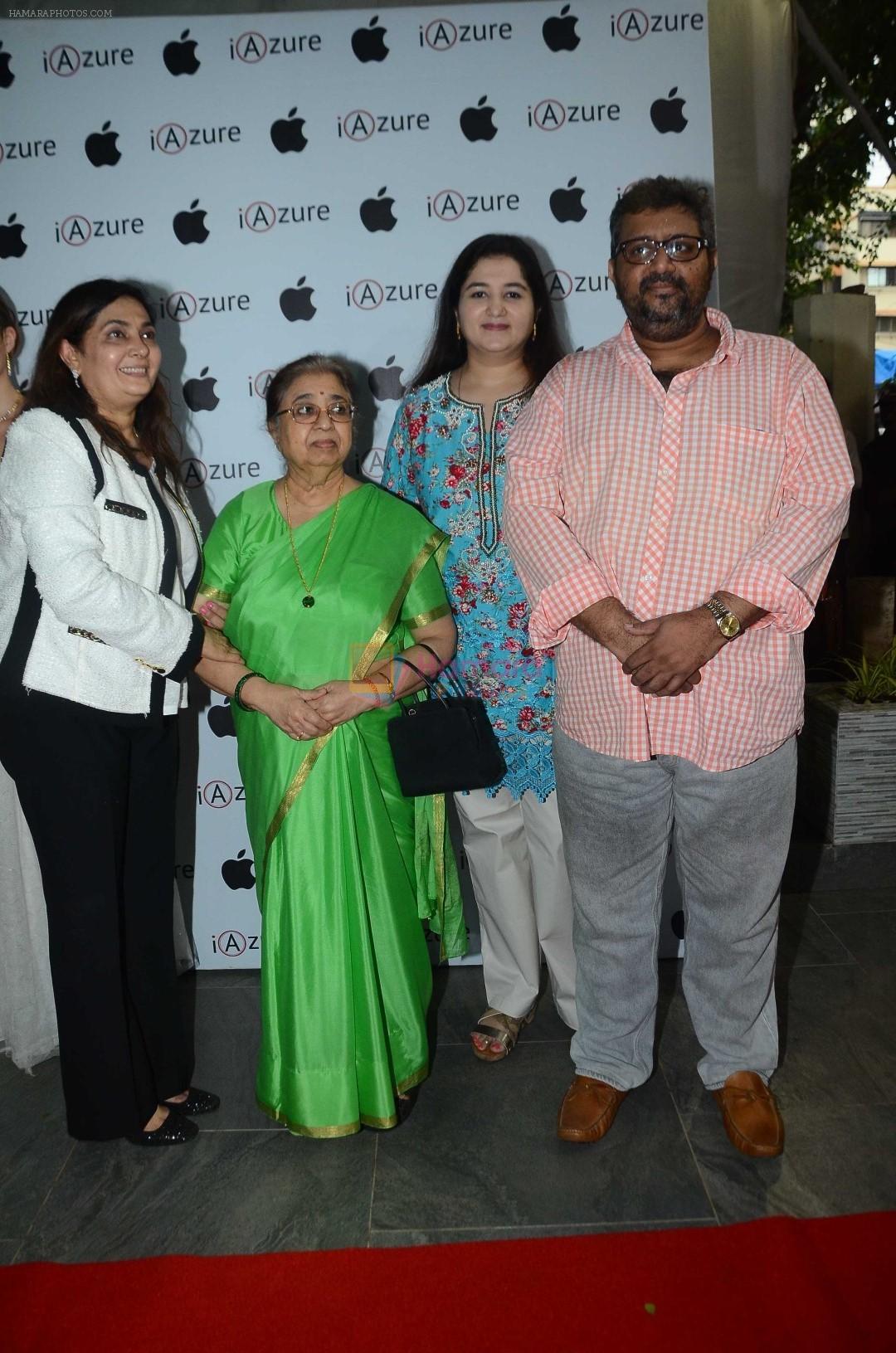 Usha Mangeshkar at the Launch OF Zanai Bhosle's iAzure, Apple Store on 30th July 2017