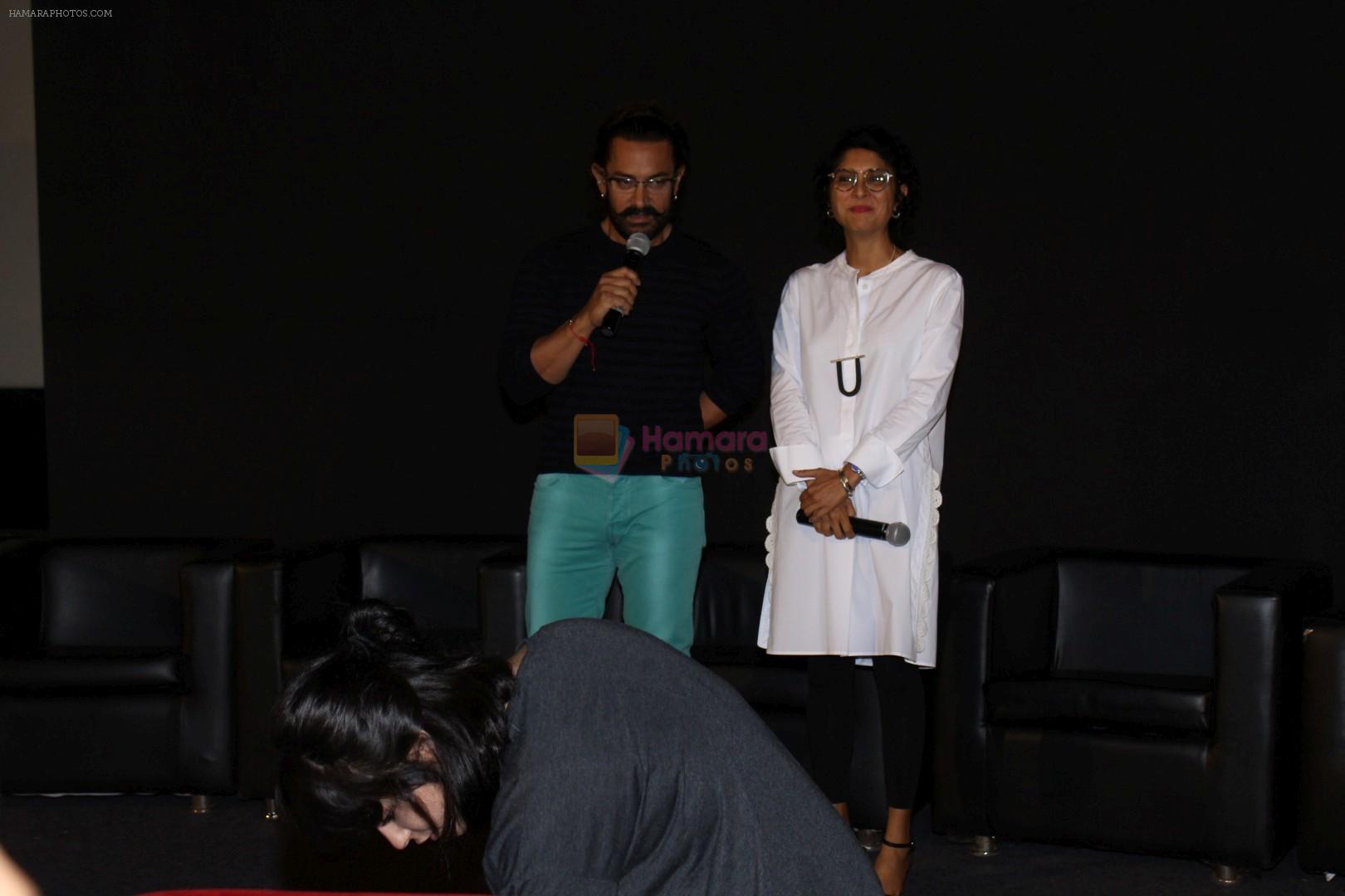 Aamir Khan, Kiran Rao at Trailer Launch Of Film Secret Superstar on 2nd Aug 2017