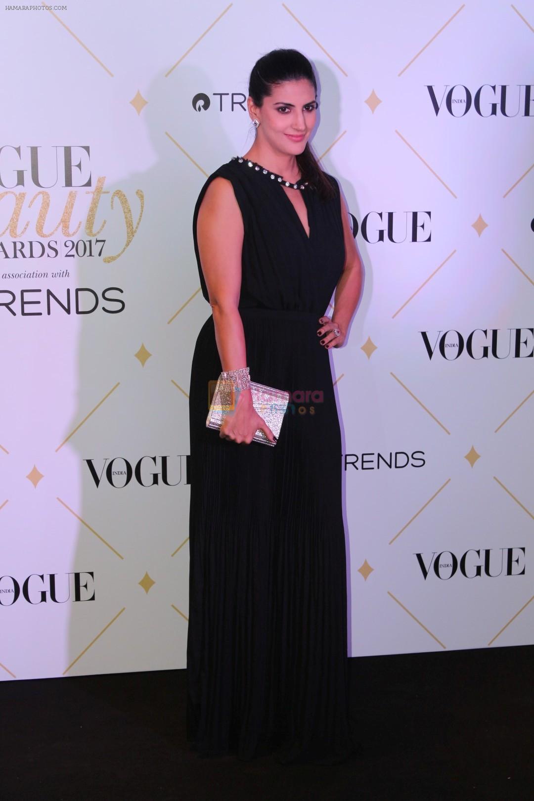 Perizaad Kolah at The Red Carpet Of Vogue Beauty Awards 2017 on 2nd Aug 2017