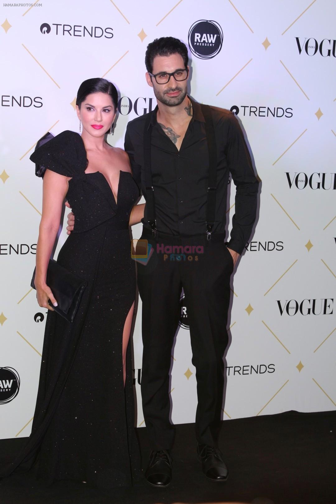 Sunny Leone at The Red Carpet Of Vogue Beauty Awards 2017 on 2nd Aug 2017