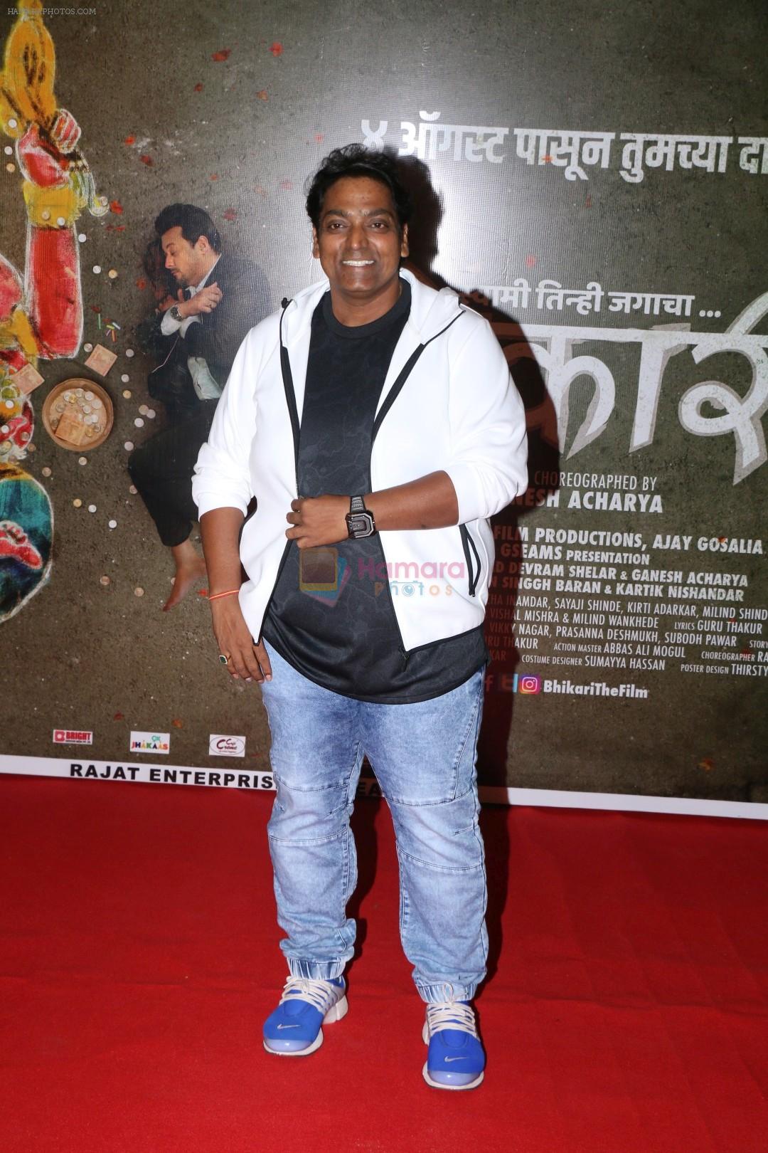 Ganesh Acharya at the Grand Red Carpet Premiere Of Film Bhikari on 4th Aug 2017