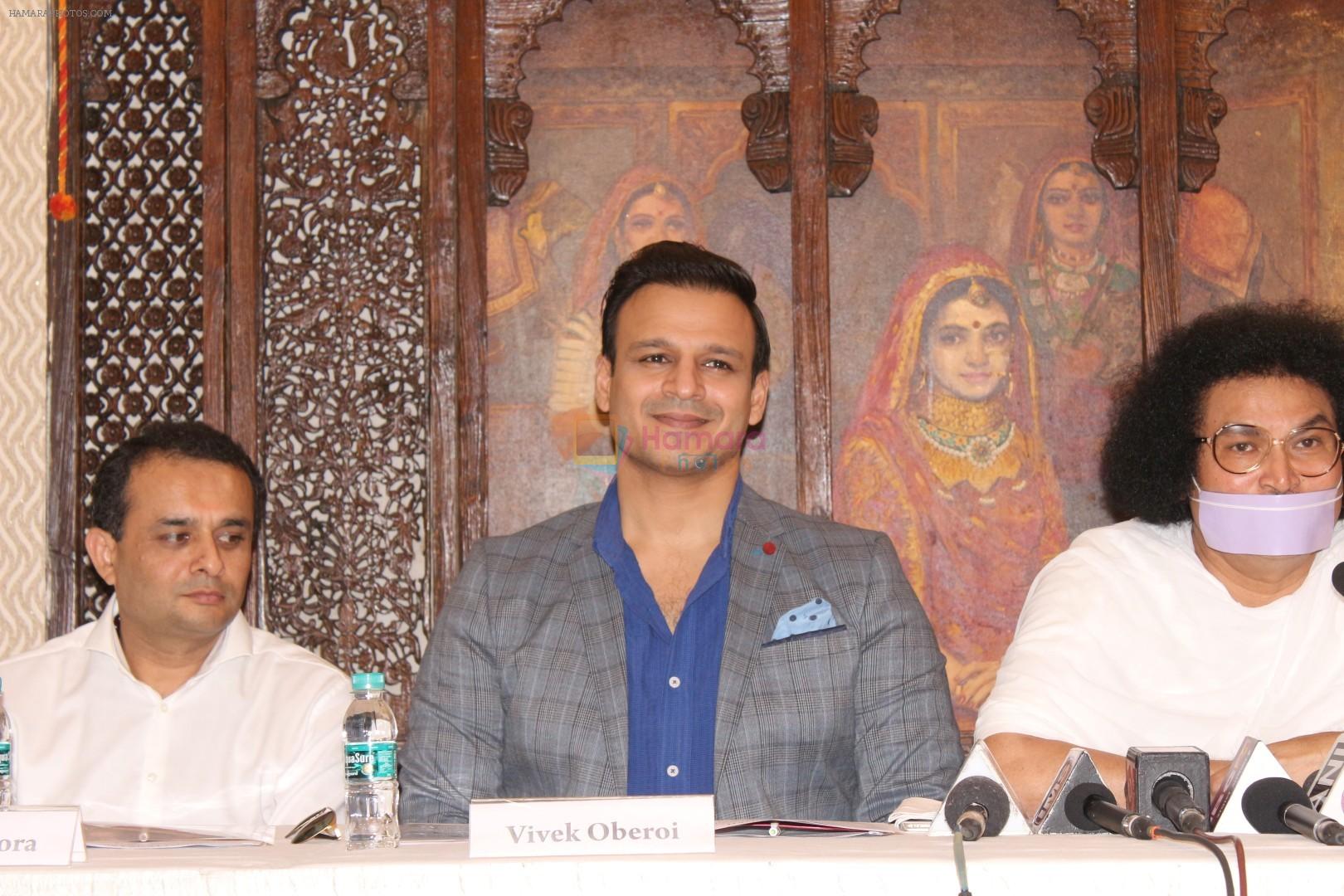 Vivek Oberoi At The Press Conference Of World Prace Conclave on 11th Aug 2017