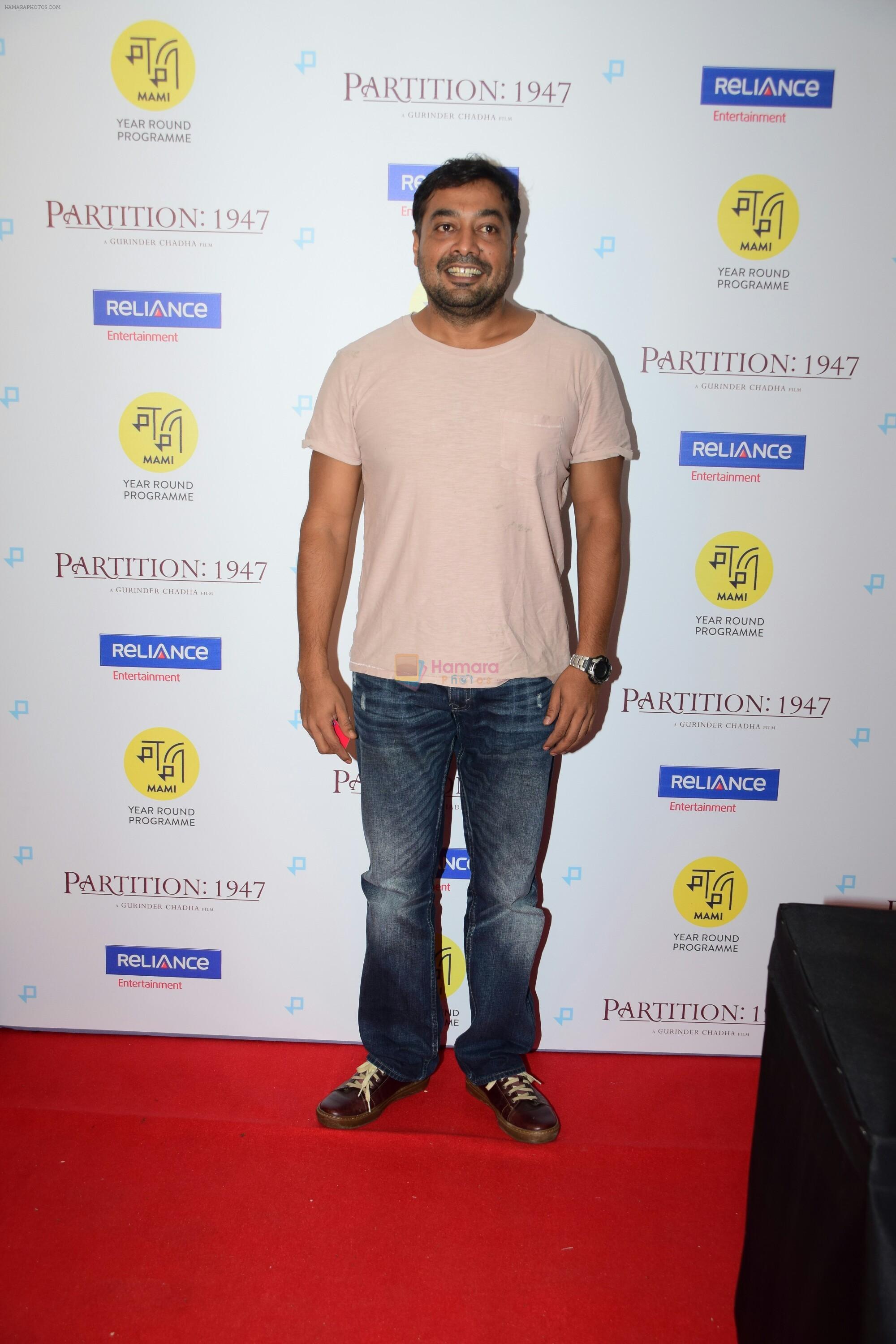 Anurag Kashyap at the Screening Of Film Partition 1947 on 15th Aug 2017