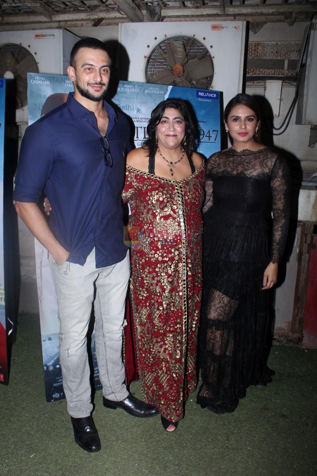 Arunoday Singh, Huma Qureshi, Gurinder Chadha at the Special Screening Of Film Partition 1947 on 17th Aug 2017