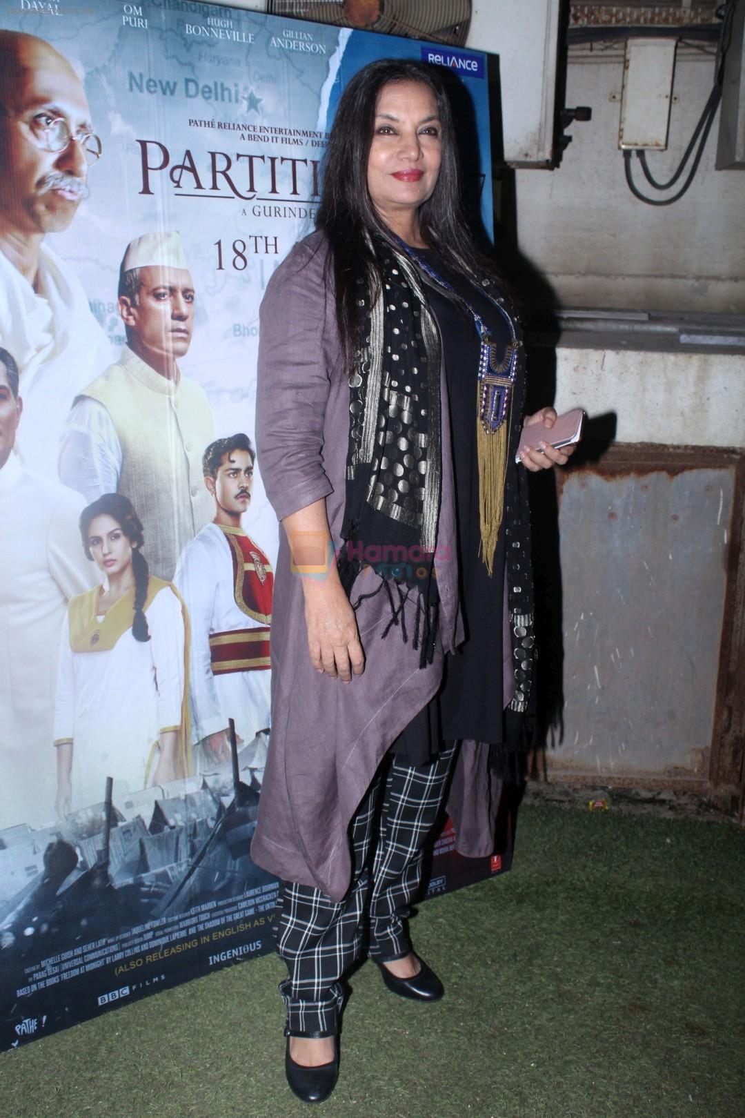 Shabana Azmi at the Special Screening Of Film Partition 1947 on 17th Aug 2017