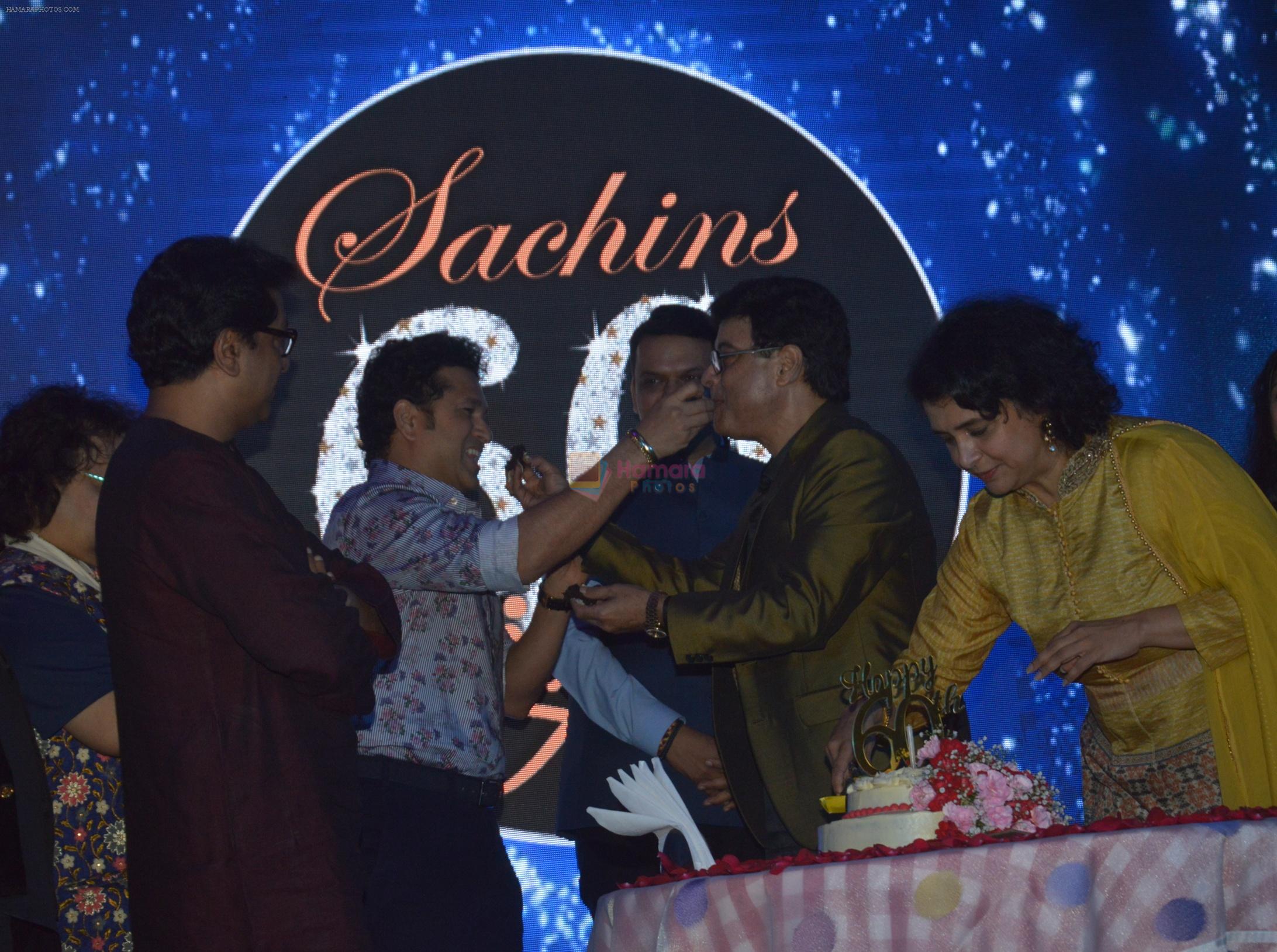 Sachin Tendulkar At Sachin Pilgaonkar Birthday Celebration on 18th Aug 2017