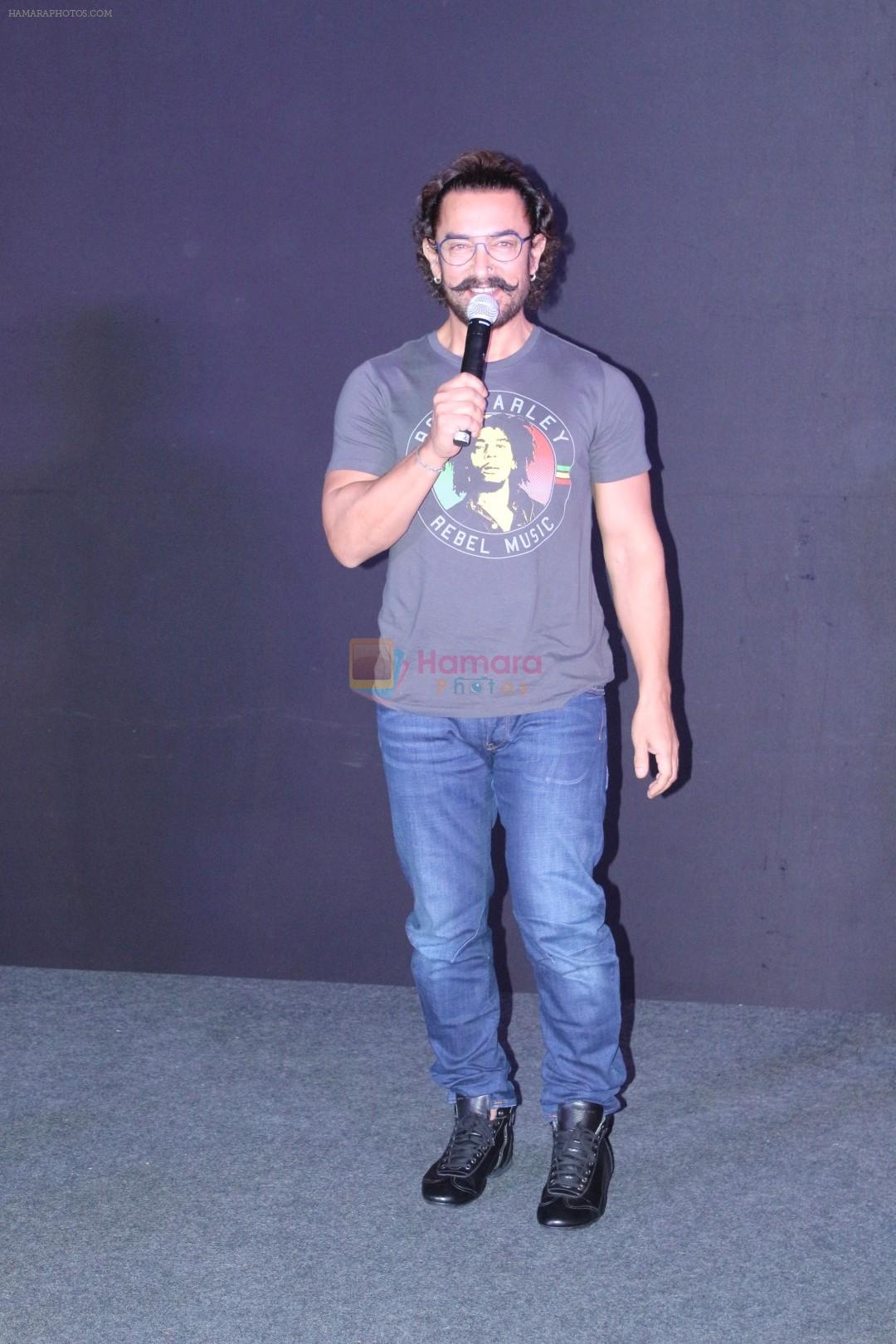 Aamir Khan at the Song Launch Of Film Secret Superstar on 21st Aug 2017