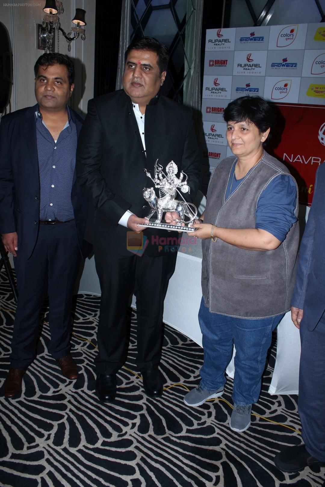 Falguni Pathak at the press conference To Announce Ruprel Reality Association on 22nd Aug 2017