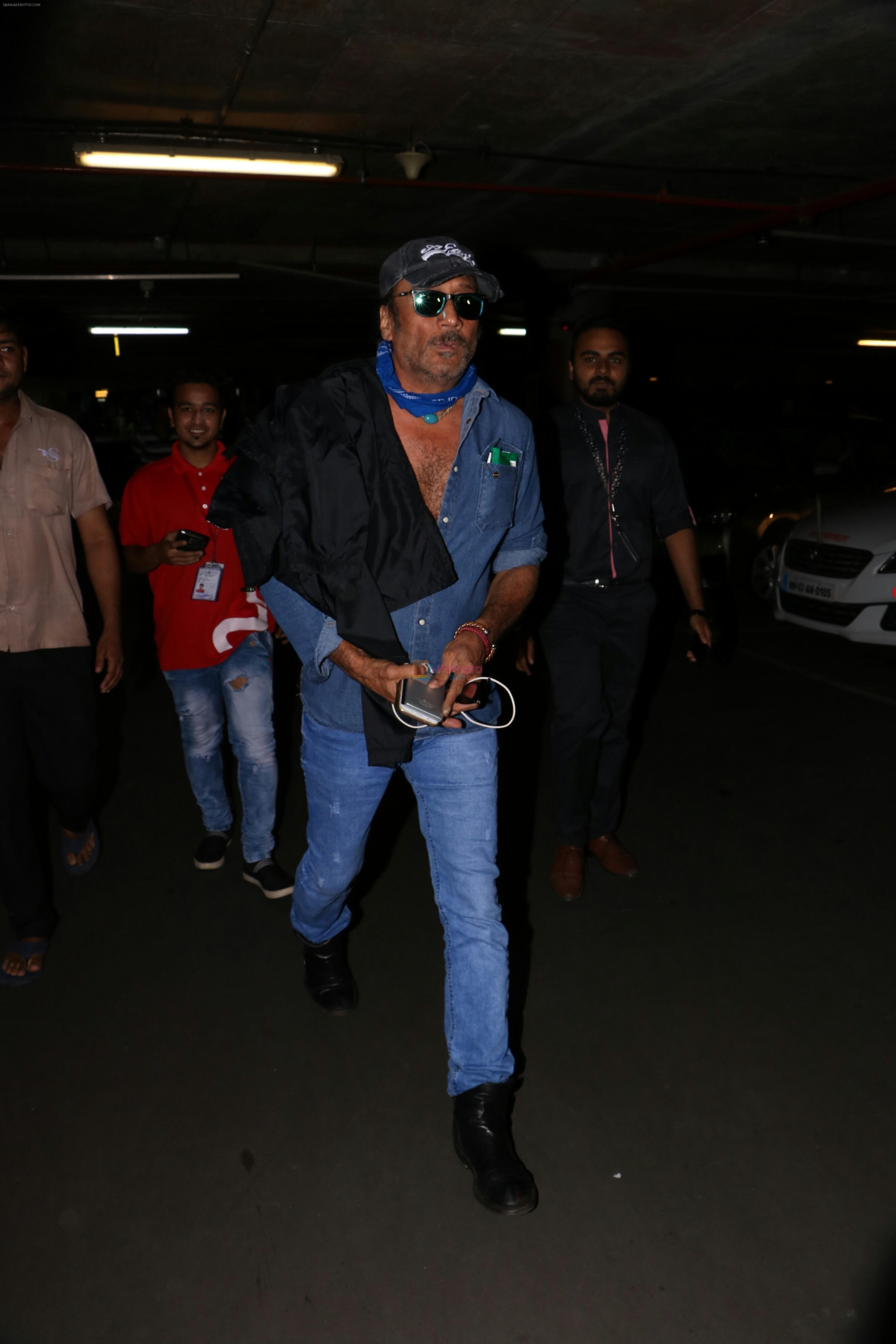 Jackie Shroff Spotted At Airport on 23rd Aug 2017