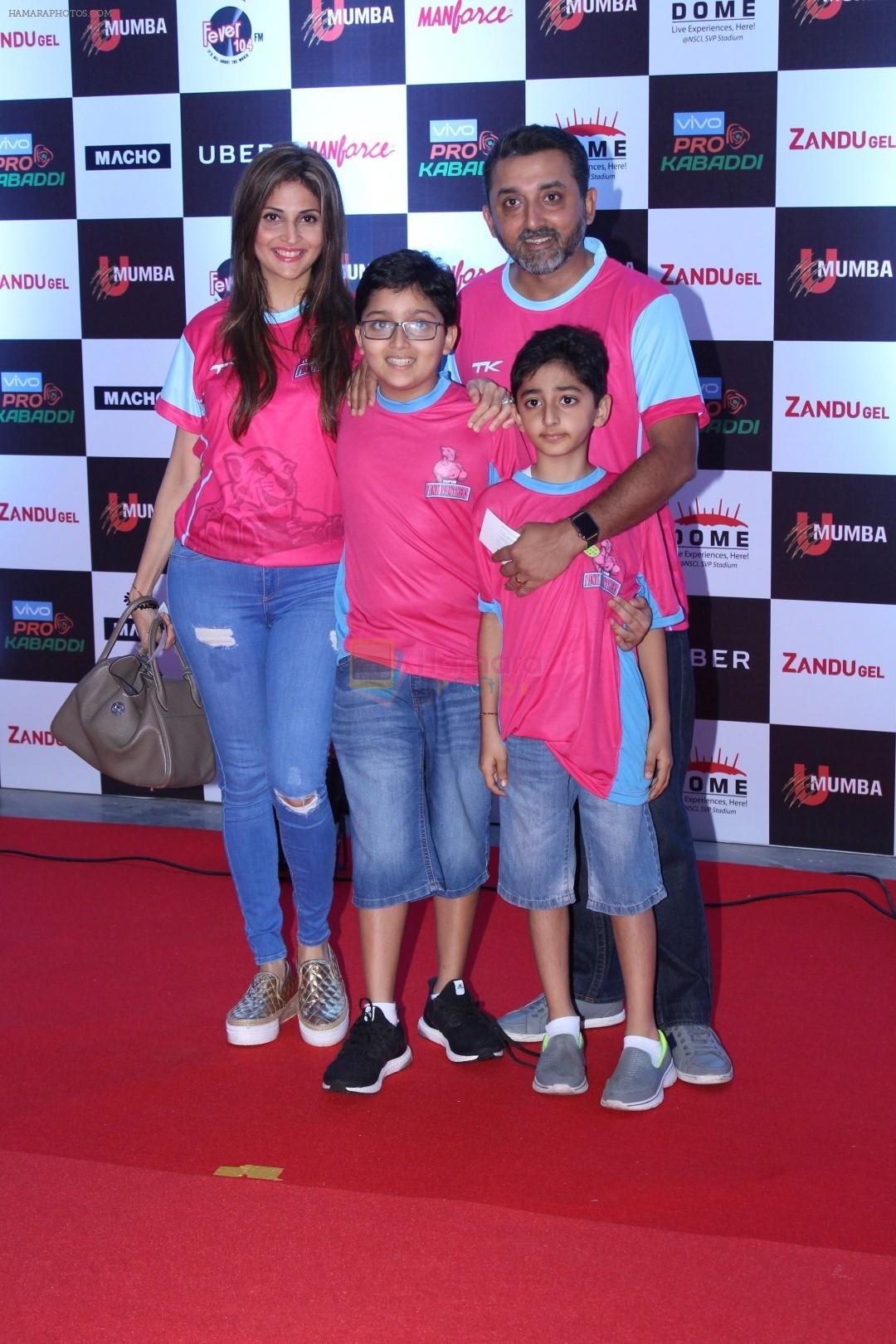 at the Red Carpet Of Opening Day Of PRO KABADDI Match In Mumbai on 25th Aug 2017