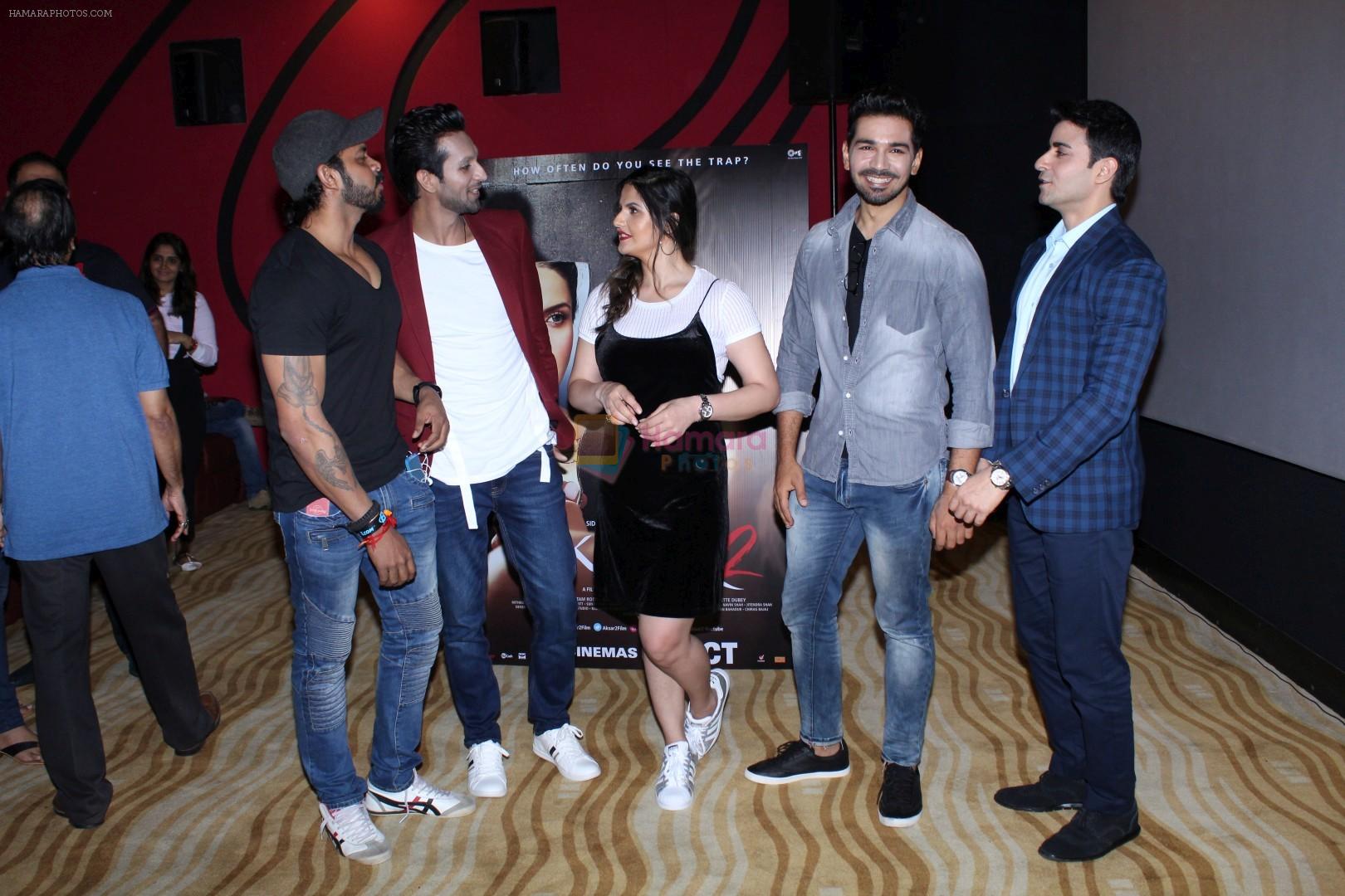 Zareen Khan, Gautam Rode, Abhinav Shukla, Sreesanth, Mohit Madaan at The Trailer Launch Of Aksar 2 on 28th Aug 2017