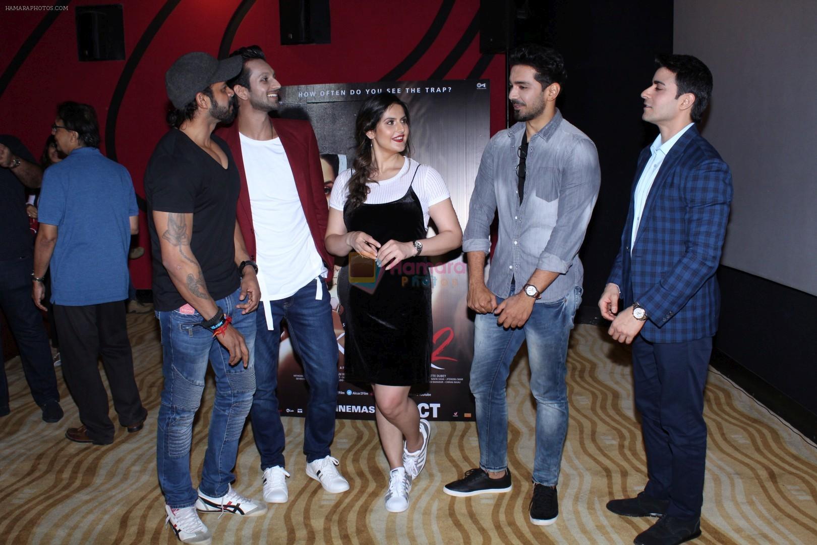 Zareen Khan, Gautam Rode, Abhinav Shukla, Sreesanth at The Trailer Launch Of Aksar 2 on 28th Aug 2017