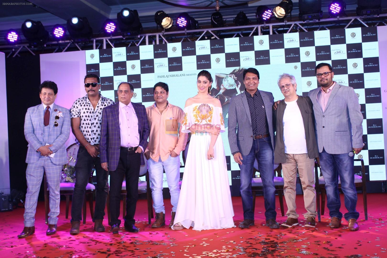 Pahlaj Nihalani, Raai Laxmi, Deepak Shivdasani, Aditya Srivastava at the Trailer Launch Of Film Julie 2 on 4th Sept 2017
