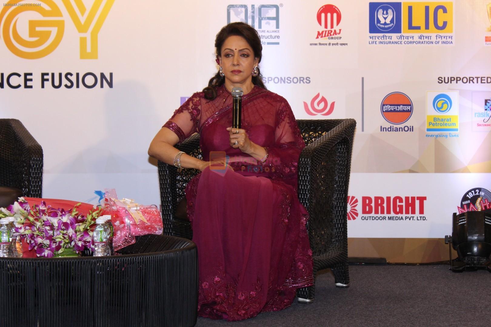 Hema Malini at the press conference of Synergy An International Cultural Festival on 4th Sept 2017