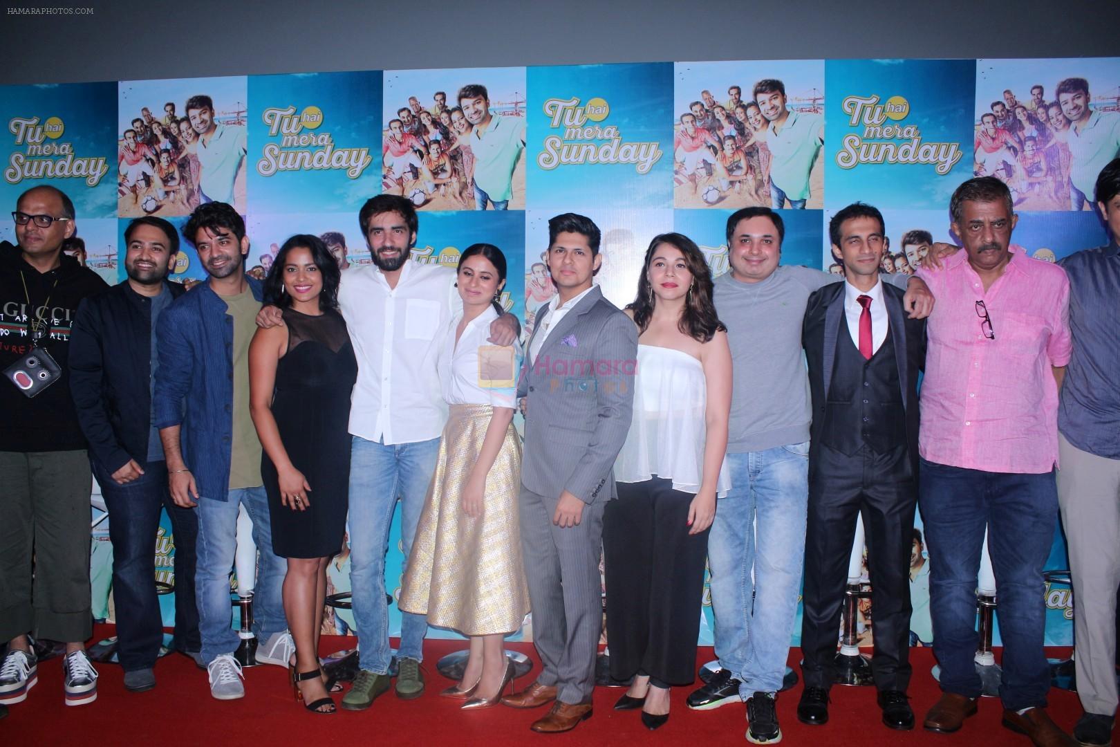Vishal Malhotra, Rasika Duggal, Shahana Goswami, Maanvi Gagroo, Barun Sobti at the Trailer Launch Of Film Tu Hai Mera Sunday on 6th Sept 2017