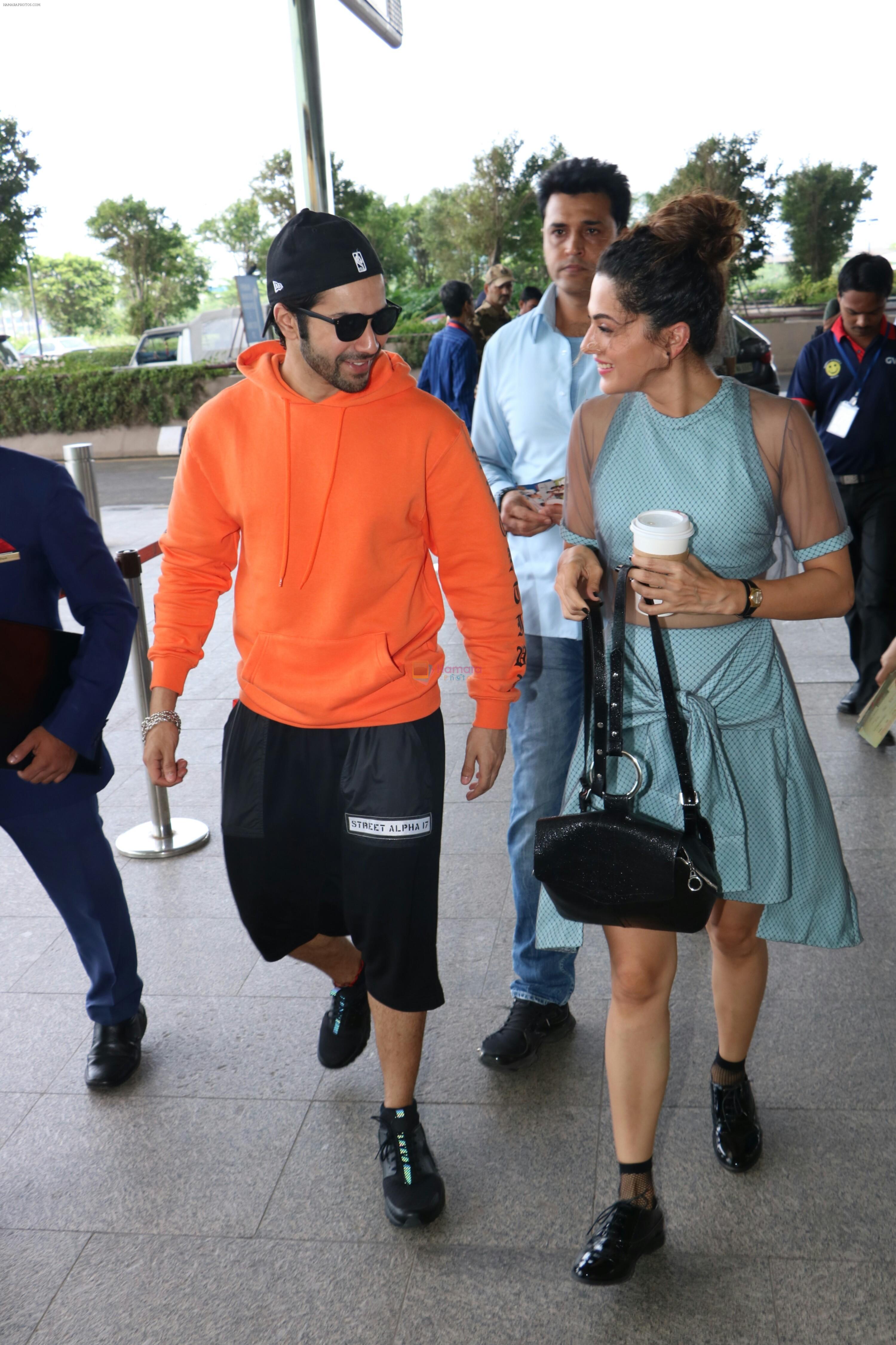 Varun Dhawan, Taapsee Pannu Spotted At Airport on 7th Sept 2017