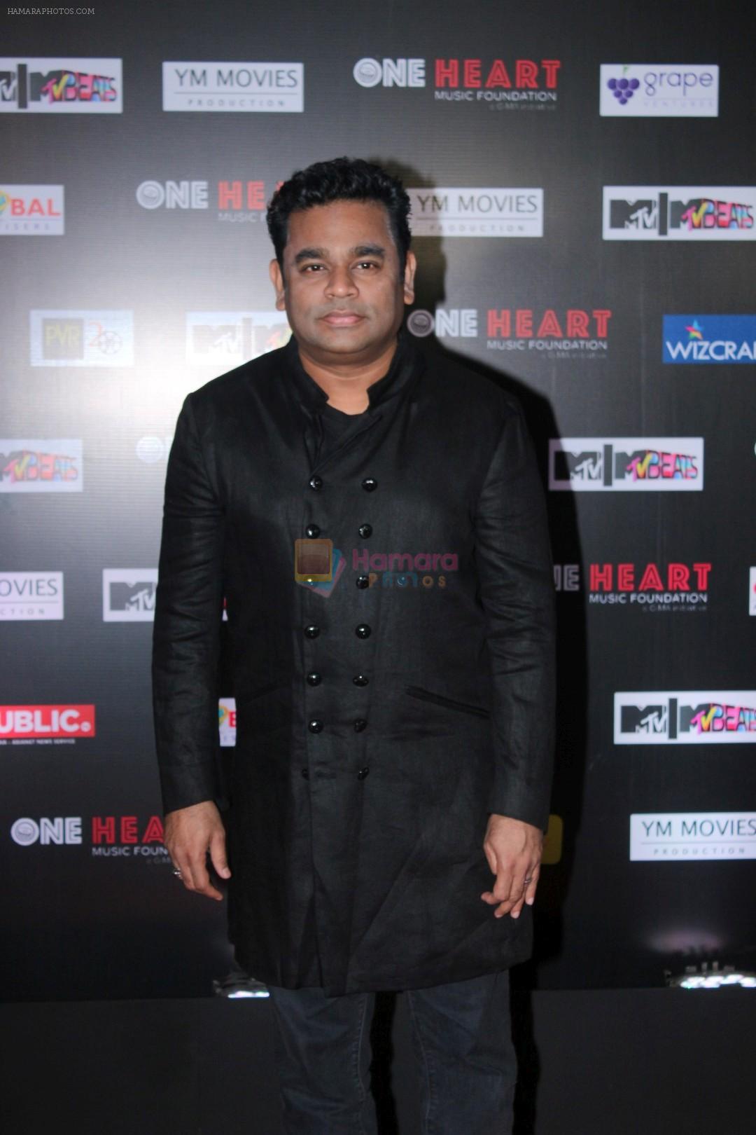 A R Rahman at the Premiere Of Music Maestro A.R. Rahman One Heart - A Concert Film on 7th Sept 2017